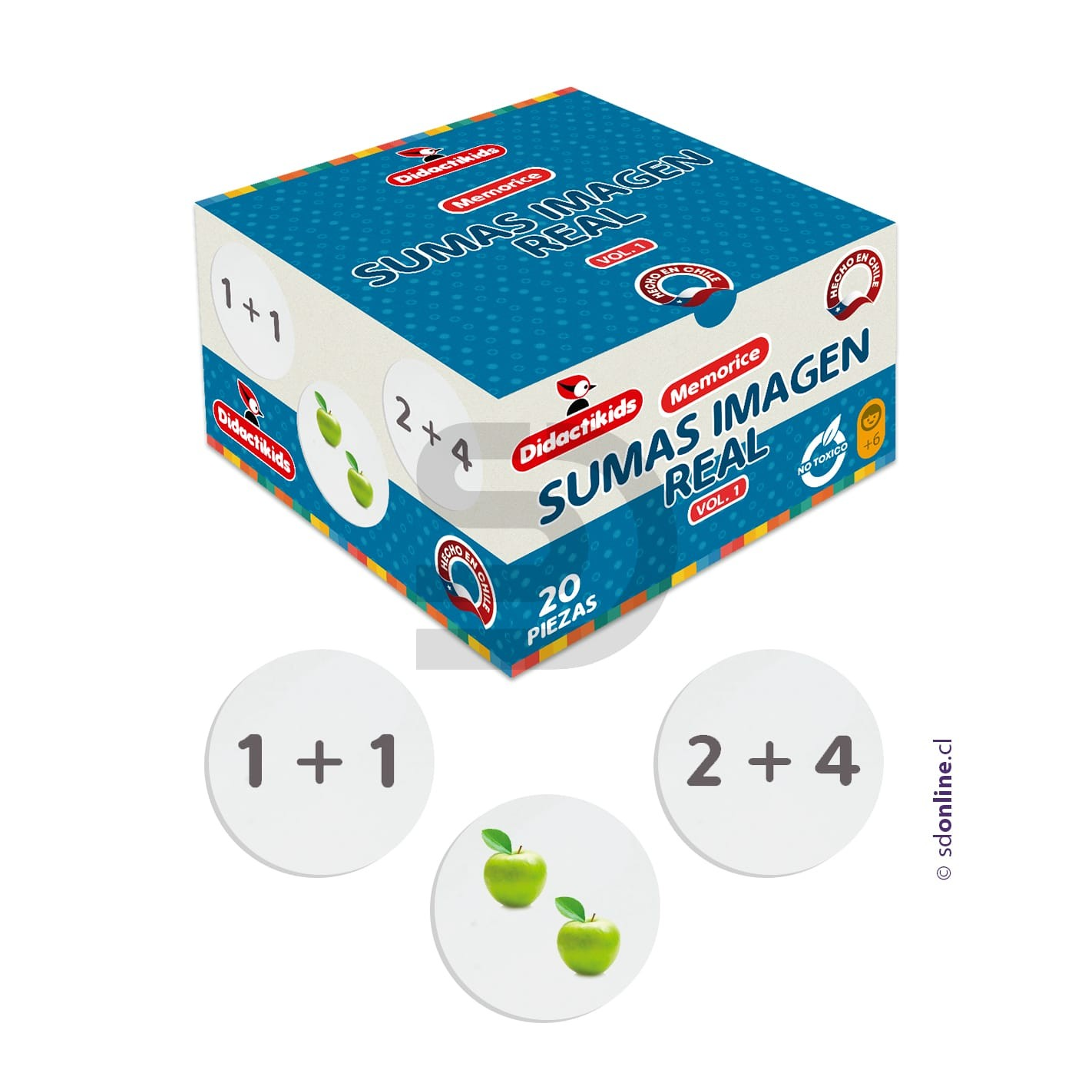 Memorice sumas imagen real 1