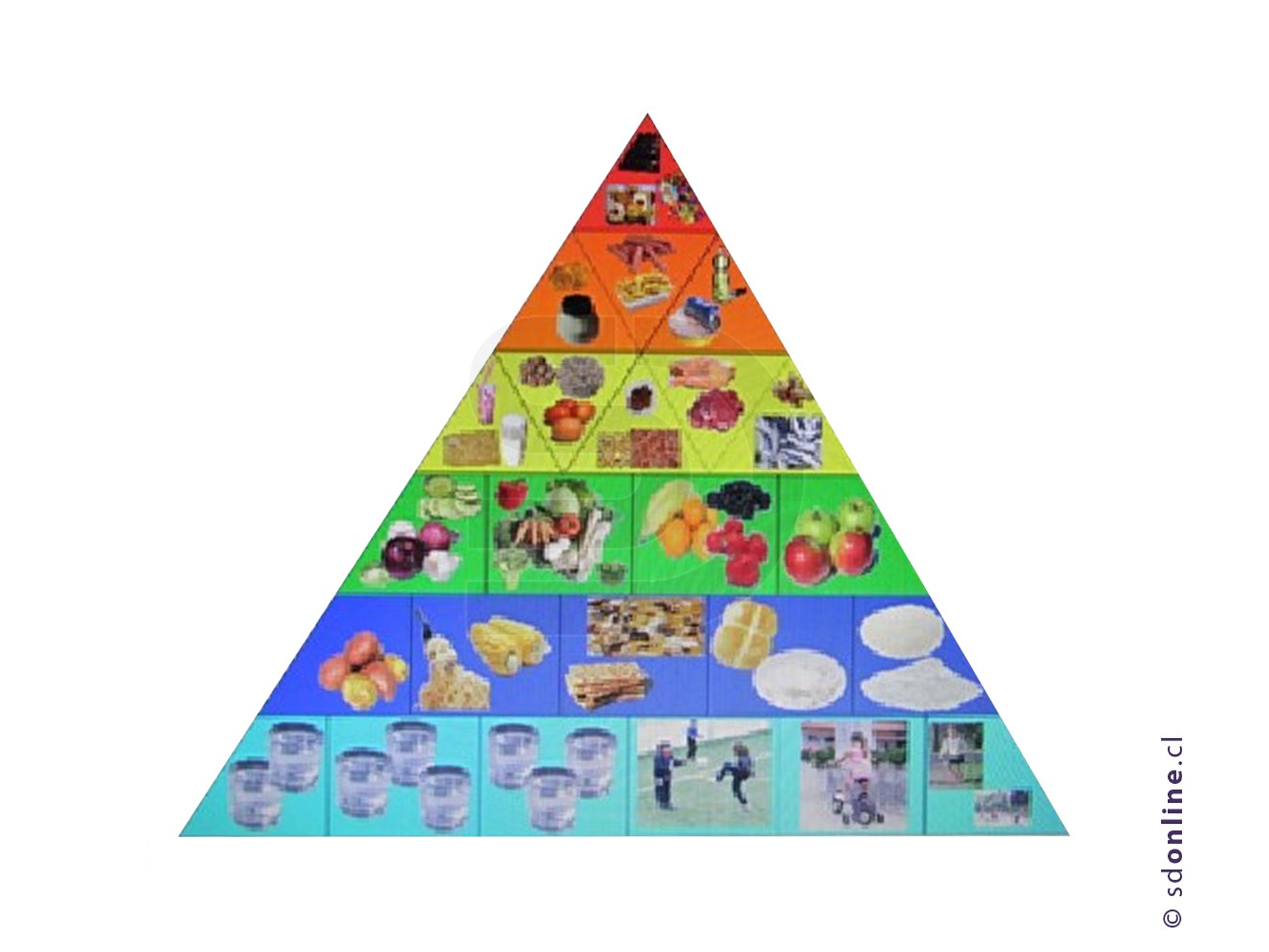 Piramide alimenticia puzzle 1