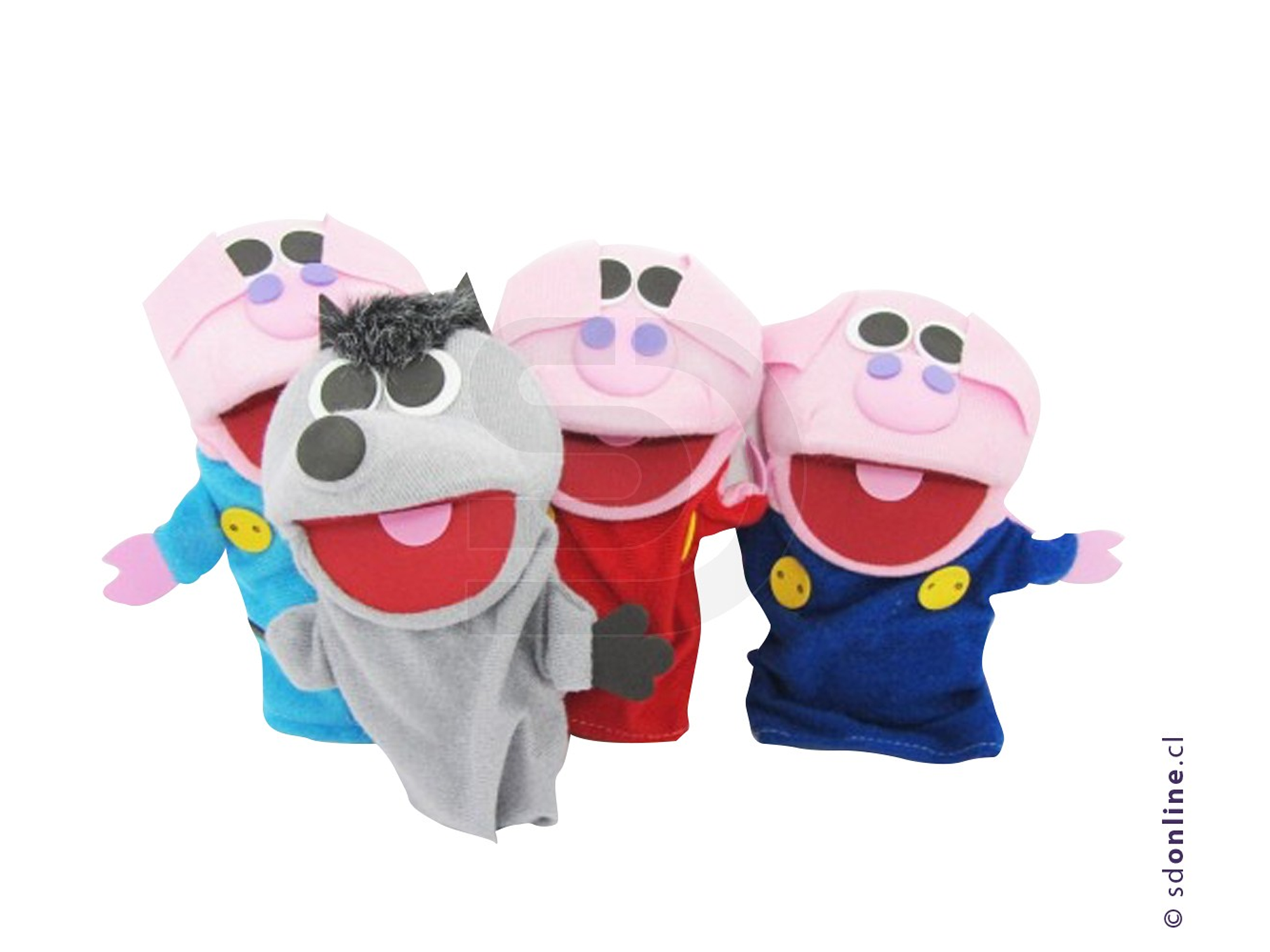 Títeres cuento Los Tres Cerditos 1