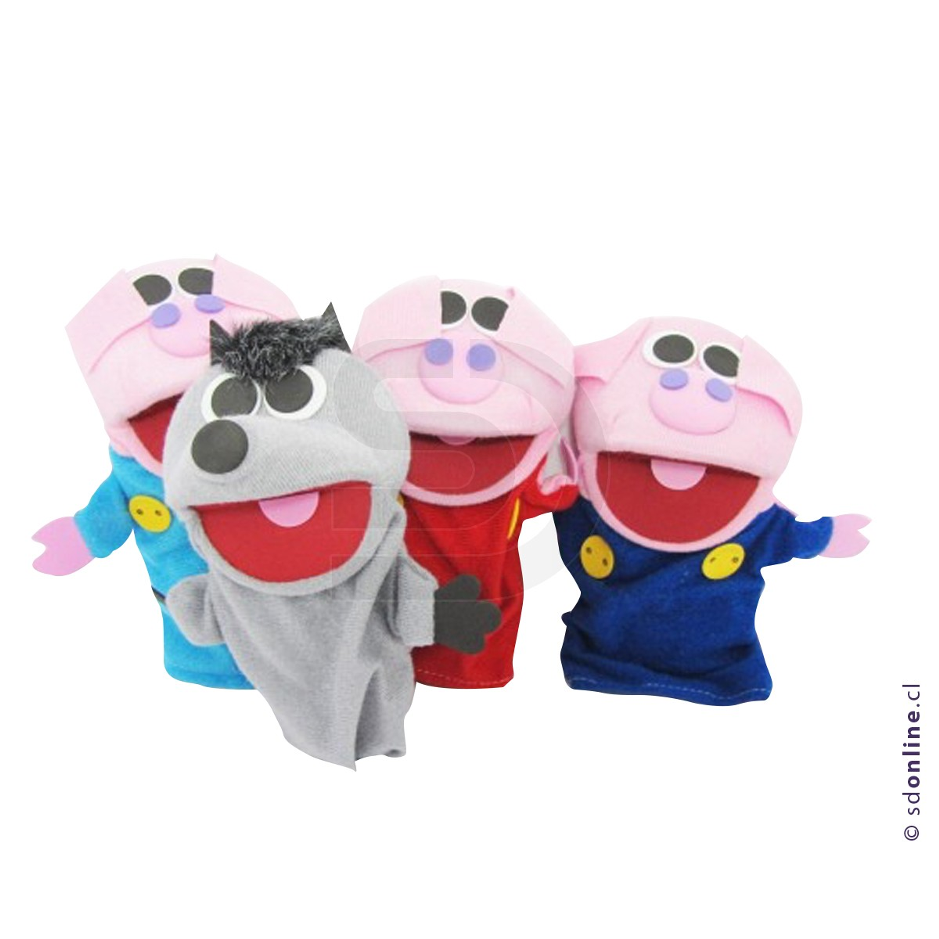 Títeres cuento Los Tres Cerditos 1