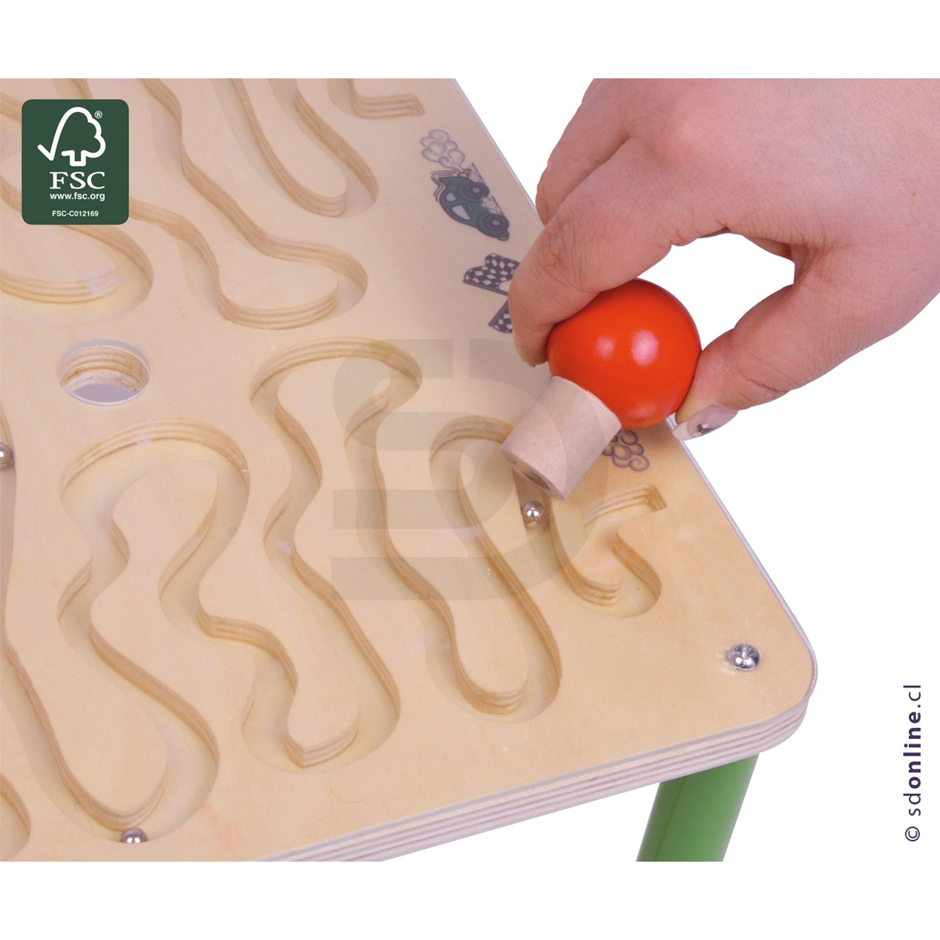 Laberinto recorrido magnético 3