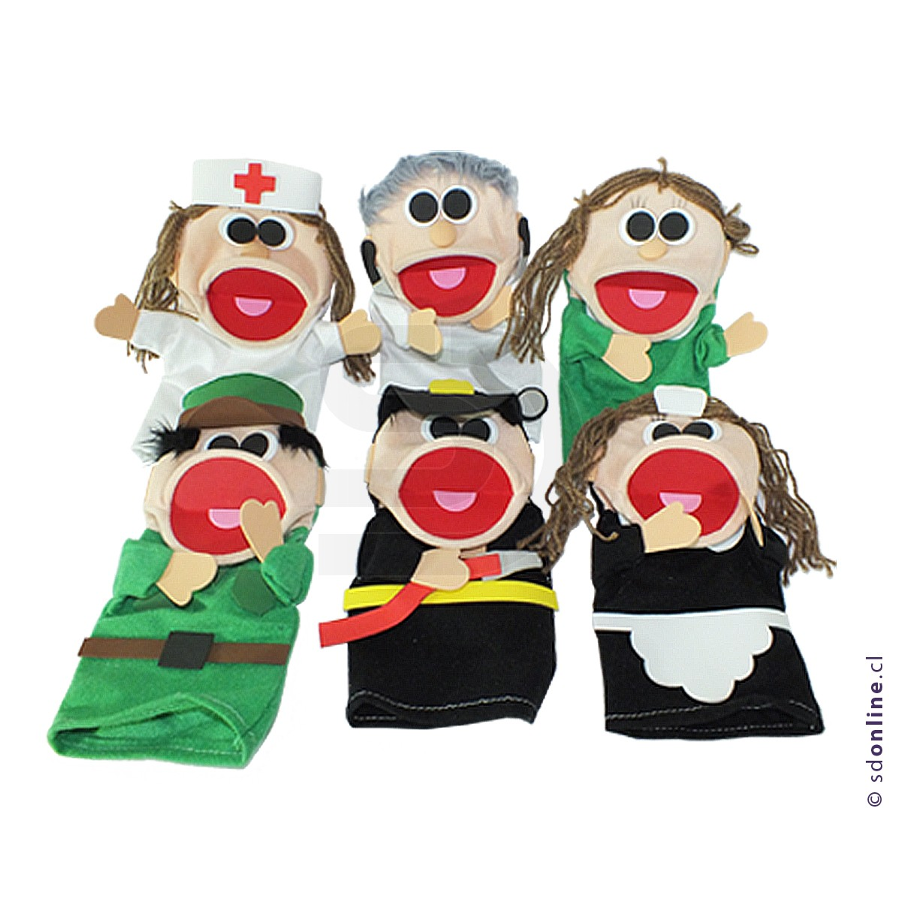 Títeres profesiones y oficios - Vol 1 1