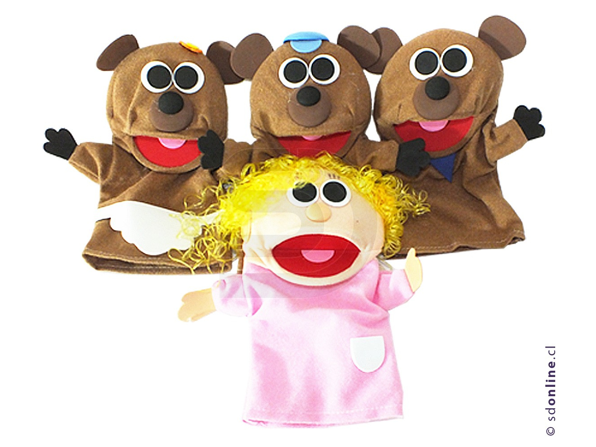 Títeres cuento Ricitos de Oro 1