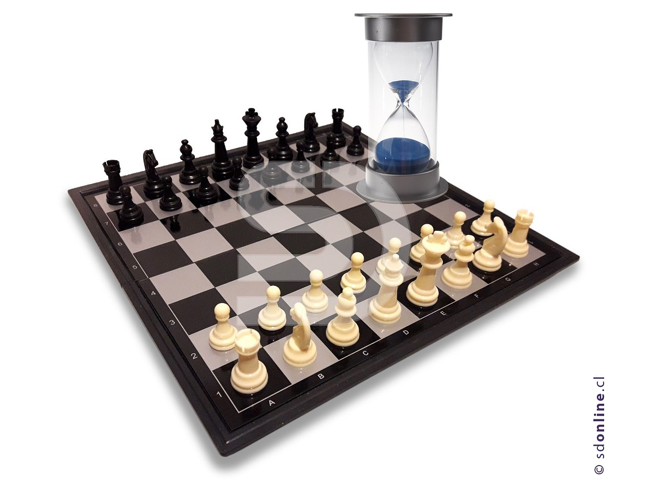 Ajedrez magnético de lujo 3 en 1 con reloj 1