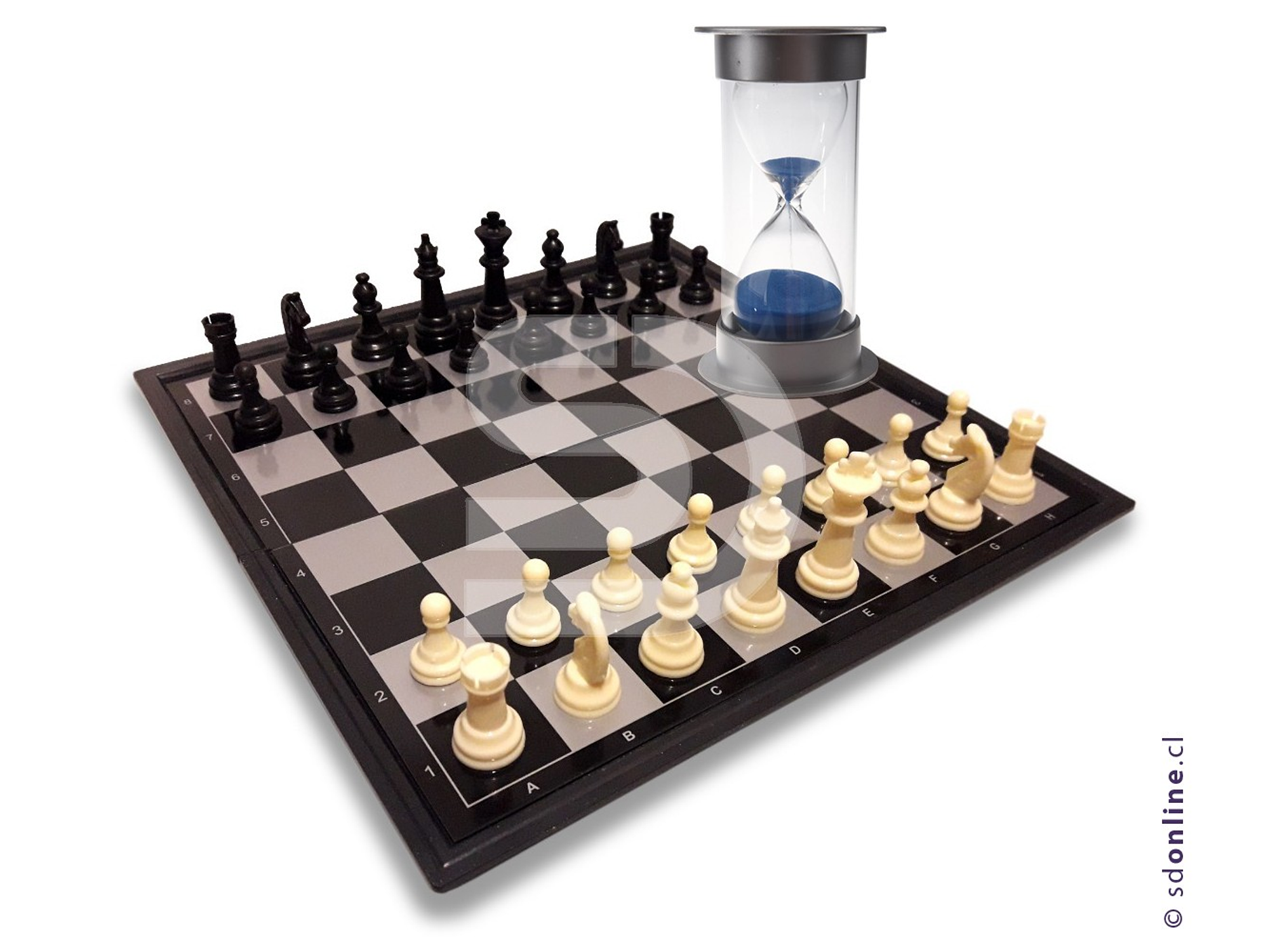 Ajedrez magnético de lujo 3 en 1 con reloj 1