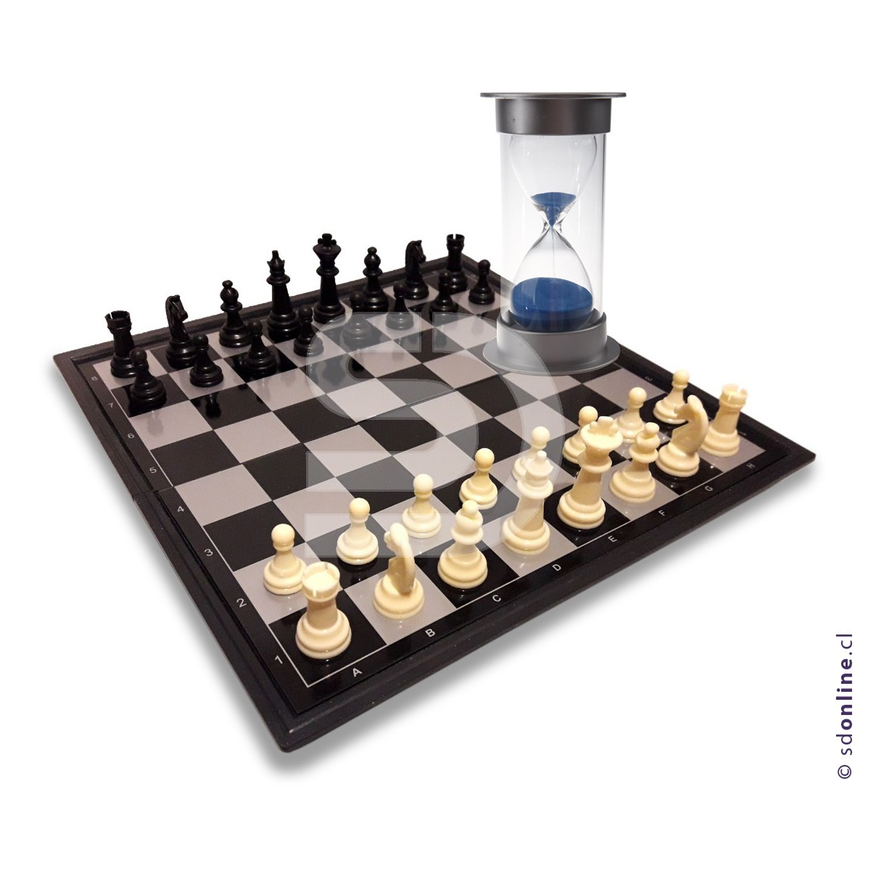 Ajedrez magnético de lujo 3 en 1 con reloj 1