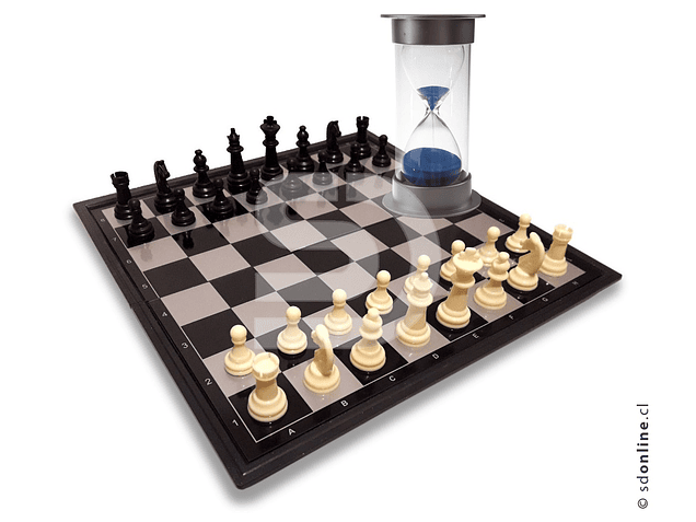 Ajedrez magnético de lujo 3 en 1 con reloj 1