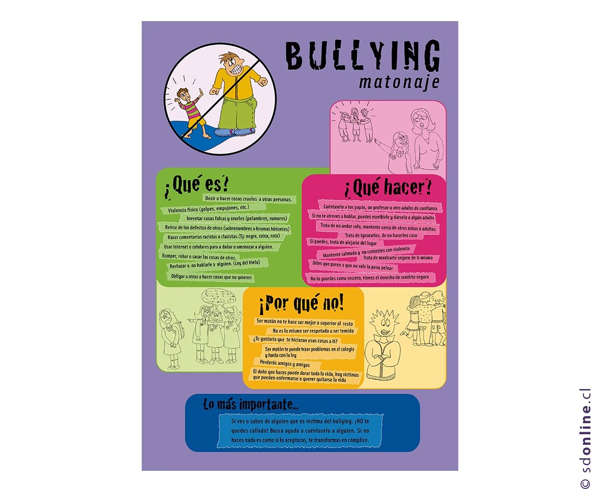 Afiche anti bullying