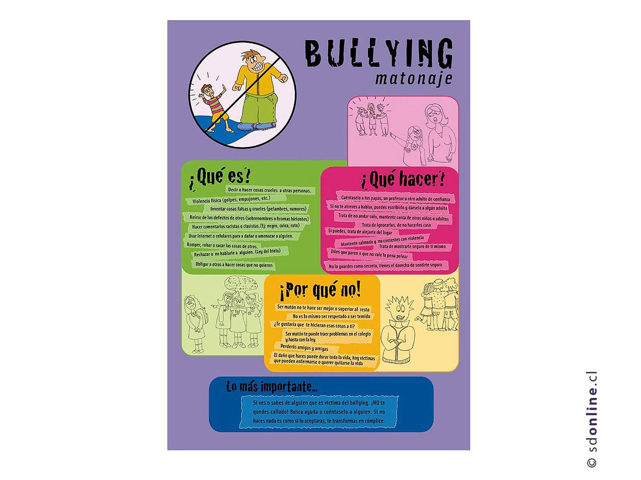 Afiche anti bullying 1