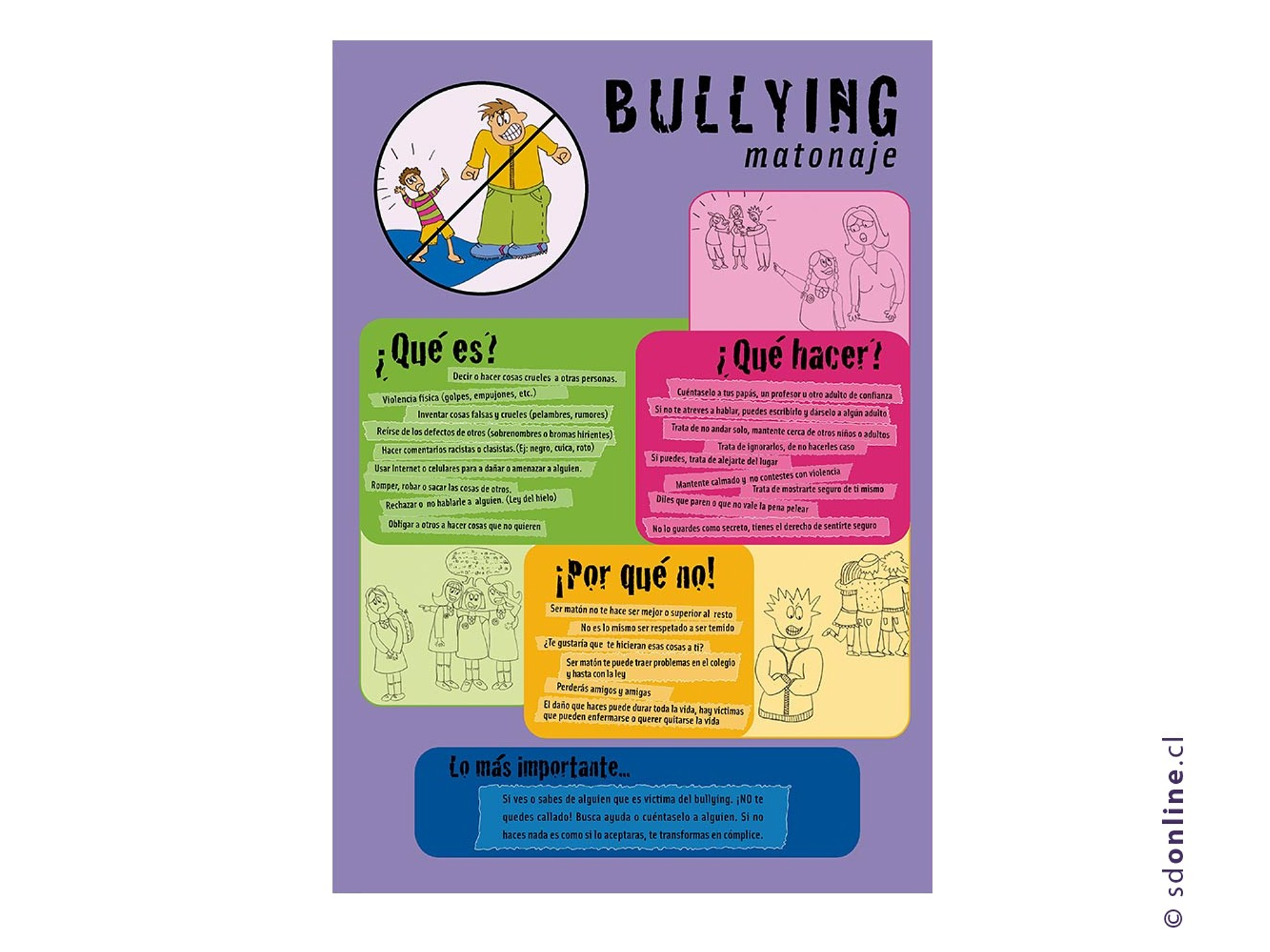 Afiche anti bullying 1