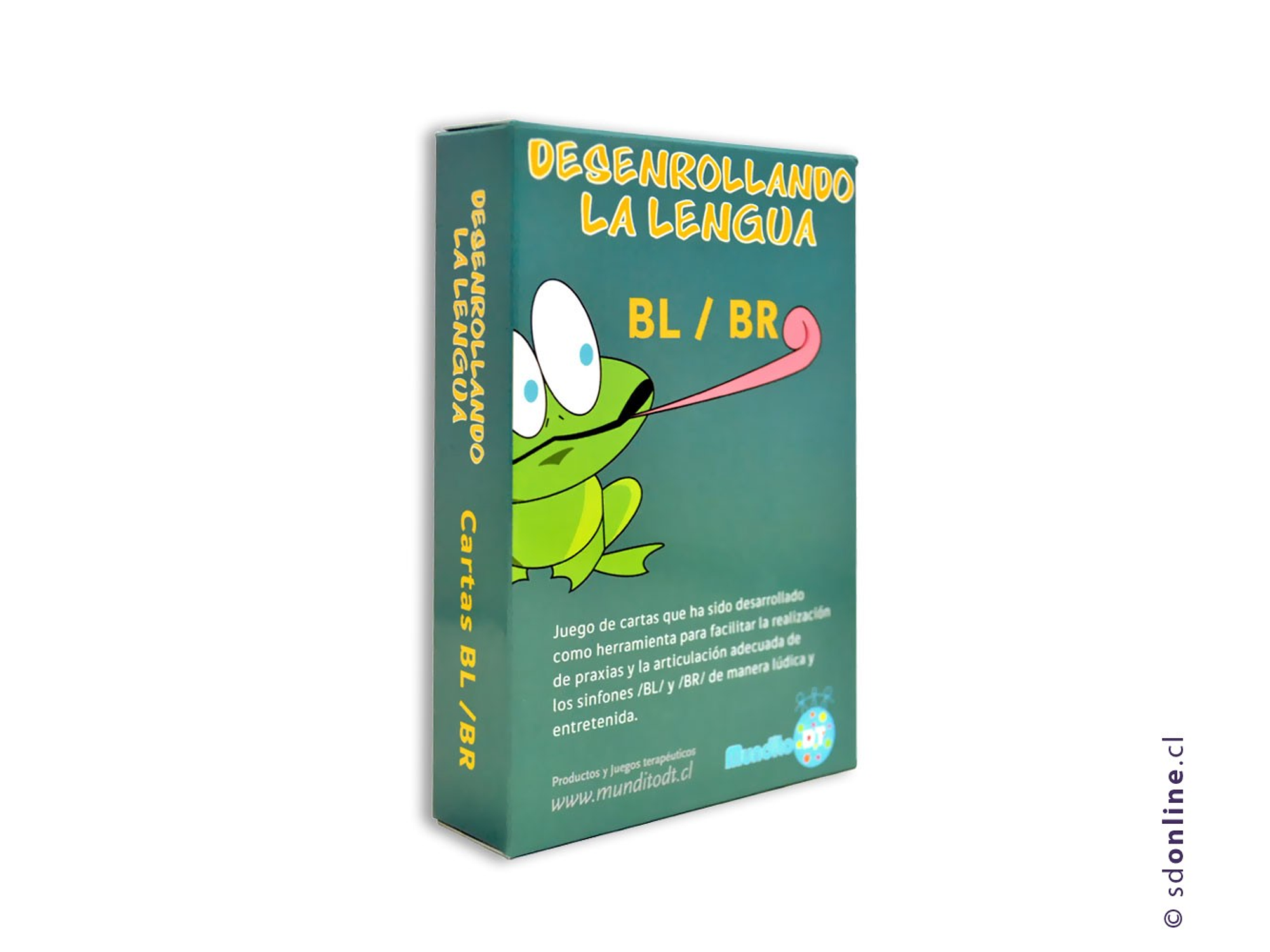 Naipe cartas desenrollando la lengua BL-BR 1