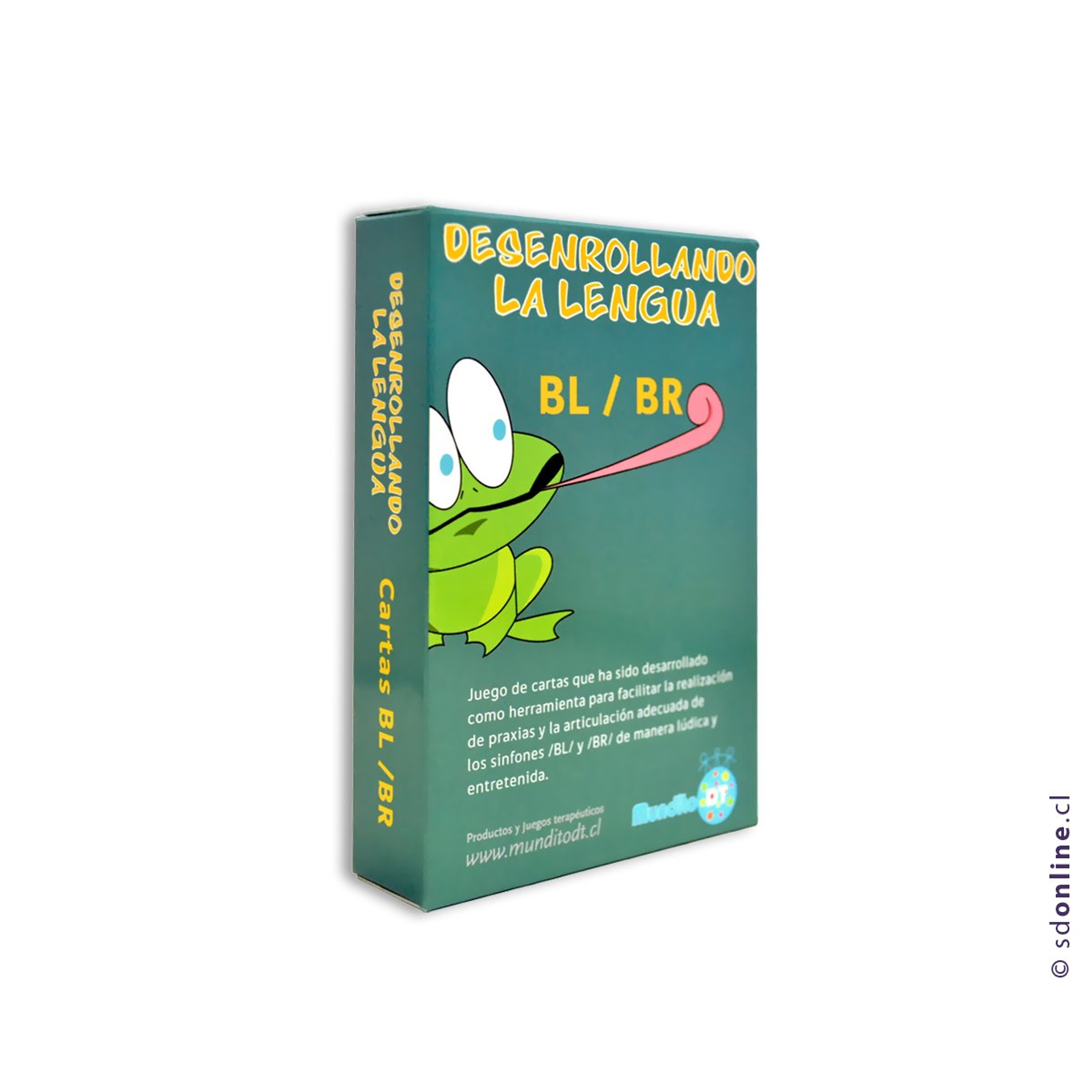 Naipe cartas desenrollando la lengua BL-BR 1