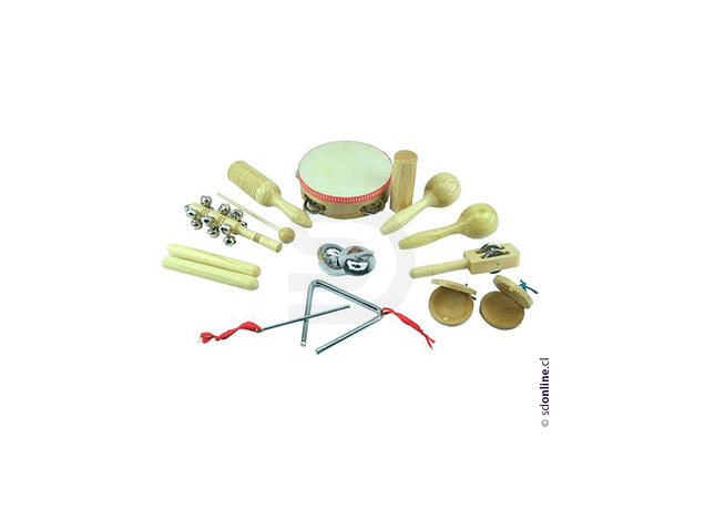 Maleta musical madera 10pza 1