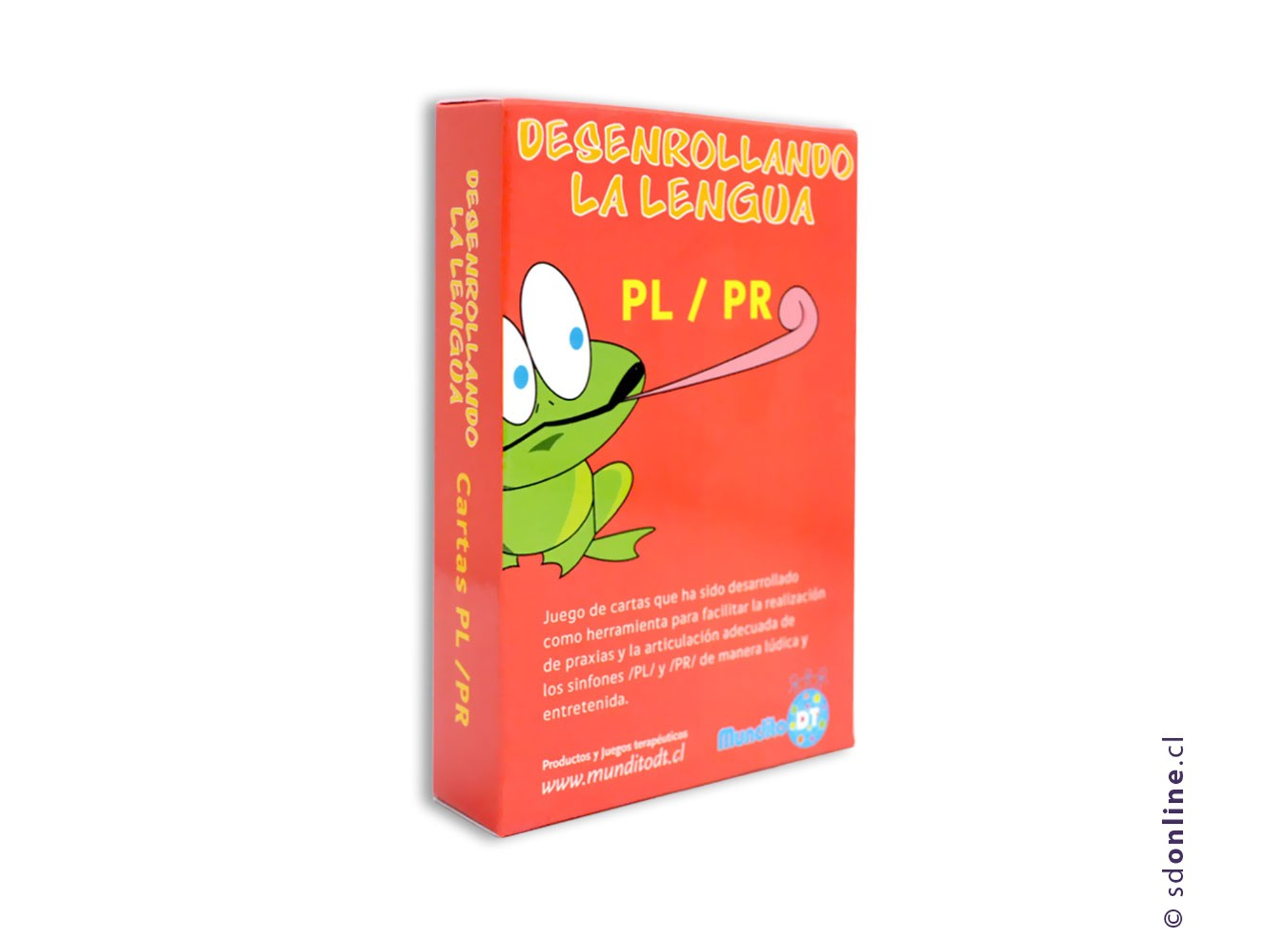 Naipe cartas desenrollando la lengua PL-PR 1