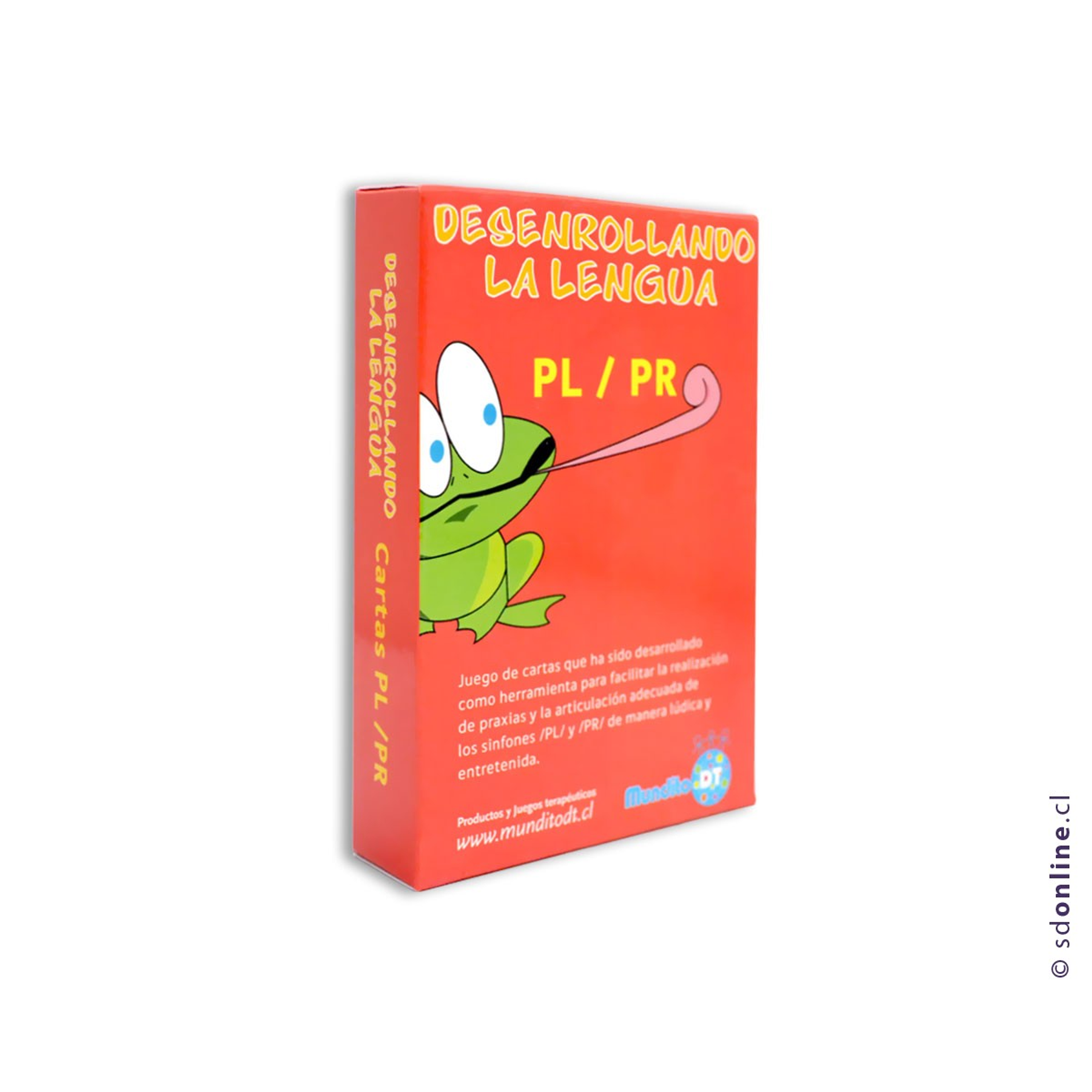 Naipe cartas desenrollando la lengua PL-PR 1