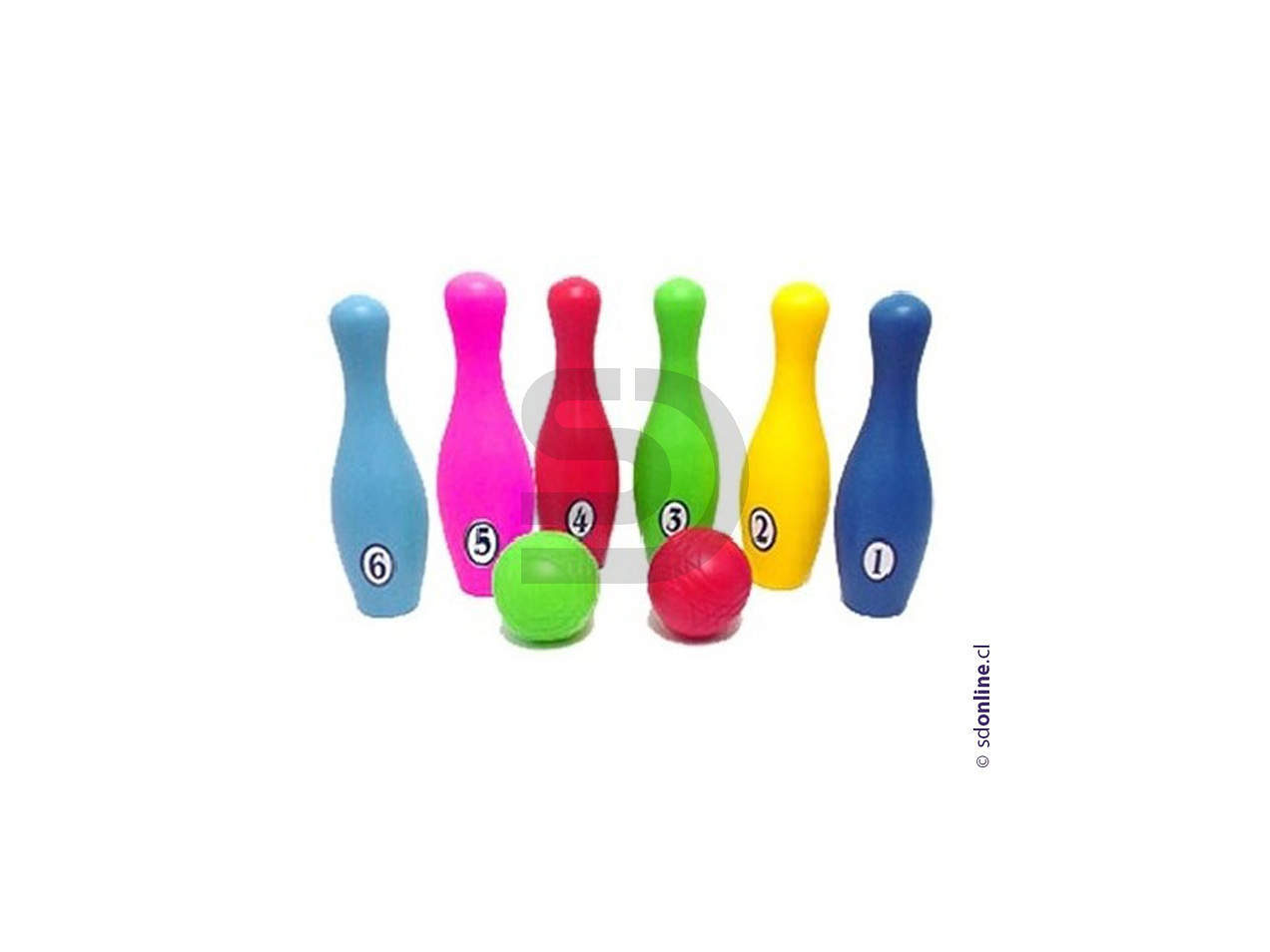 Palitroques PVC 6 und. más 2 pelotas 1