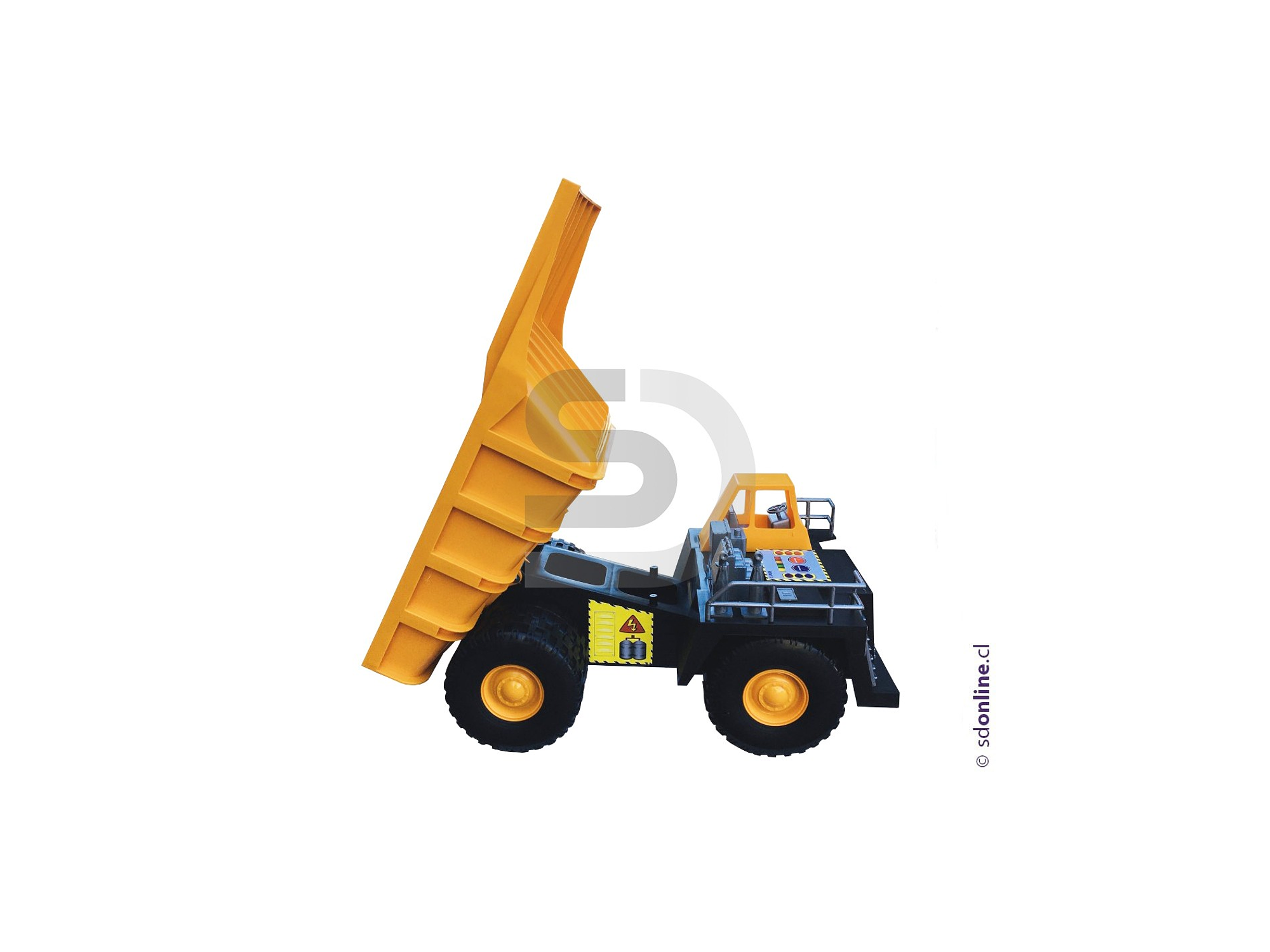 Camion Tolva plástico gigante chuqui 60X30Cm 2