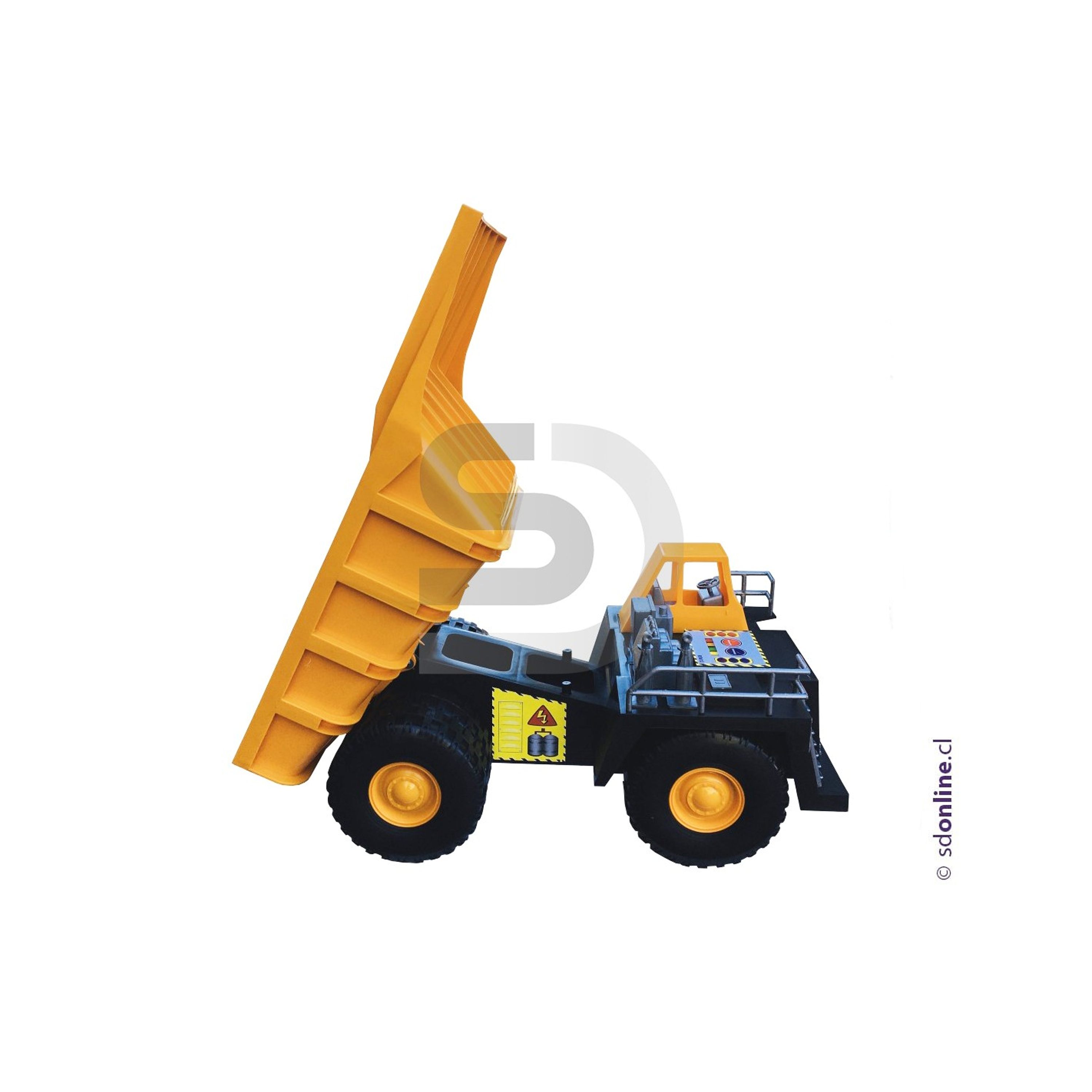 Camion Tolva plástico gigante chuqui 60X30Cm 2