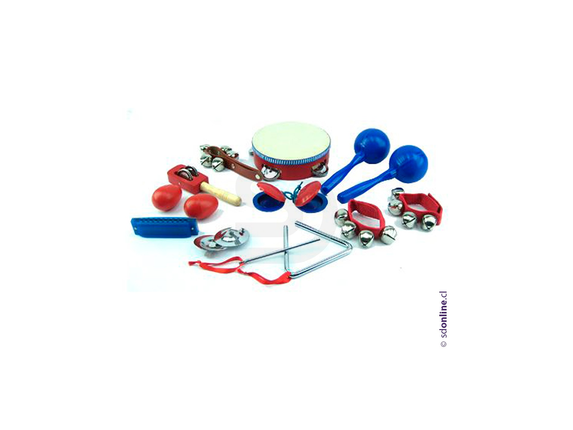 Maleta musical 10 instrumentos Plásticos 1