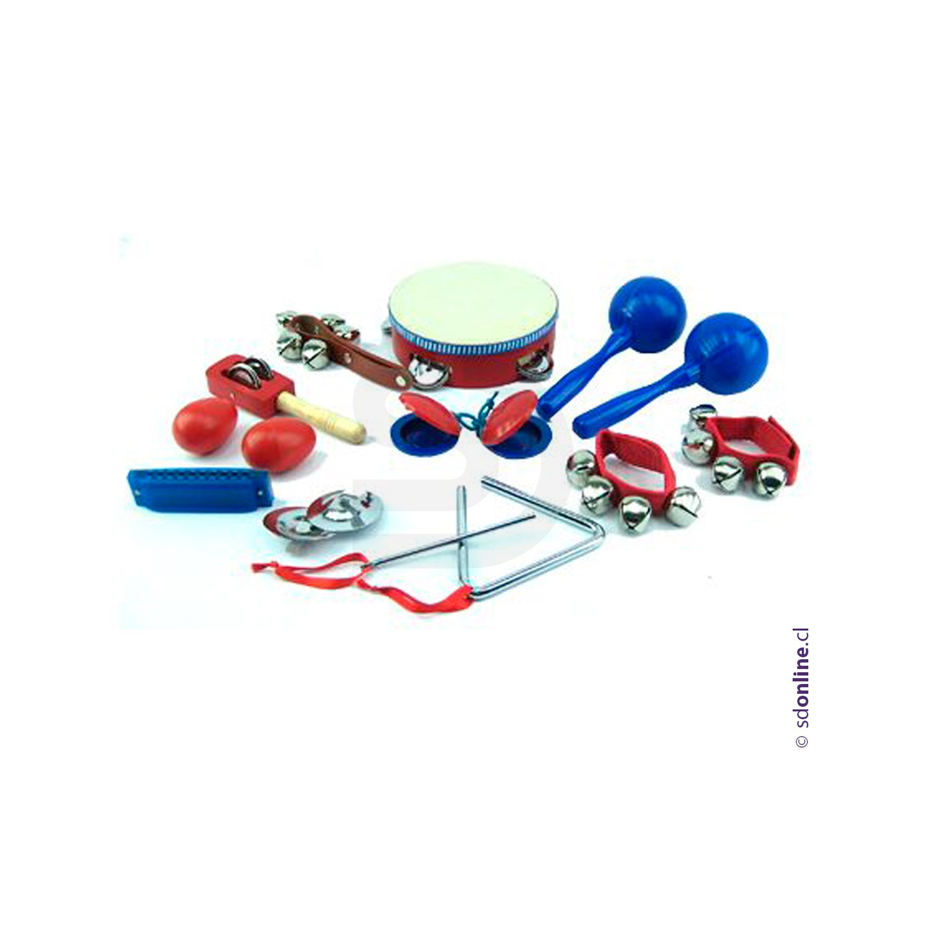 Maleta musical 10 instrumentos Plásticos 1