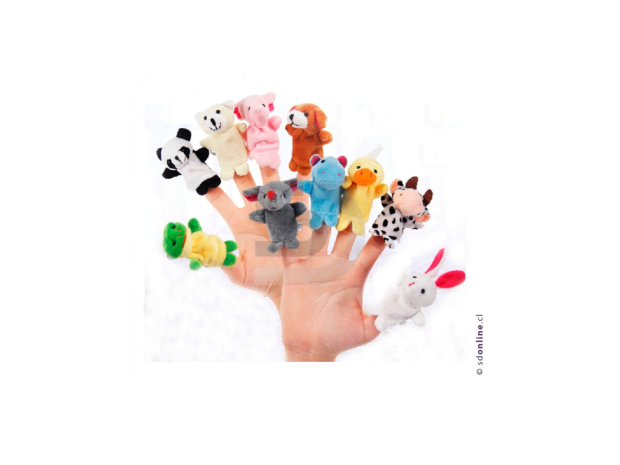 Títeres de dedos animales 10Und 1