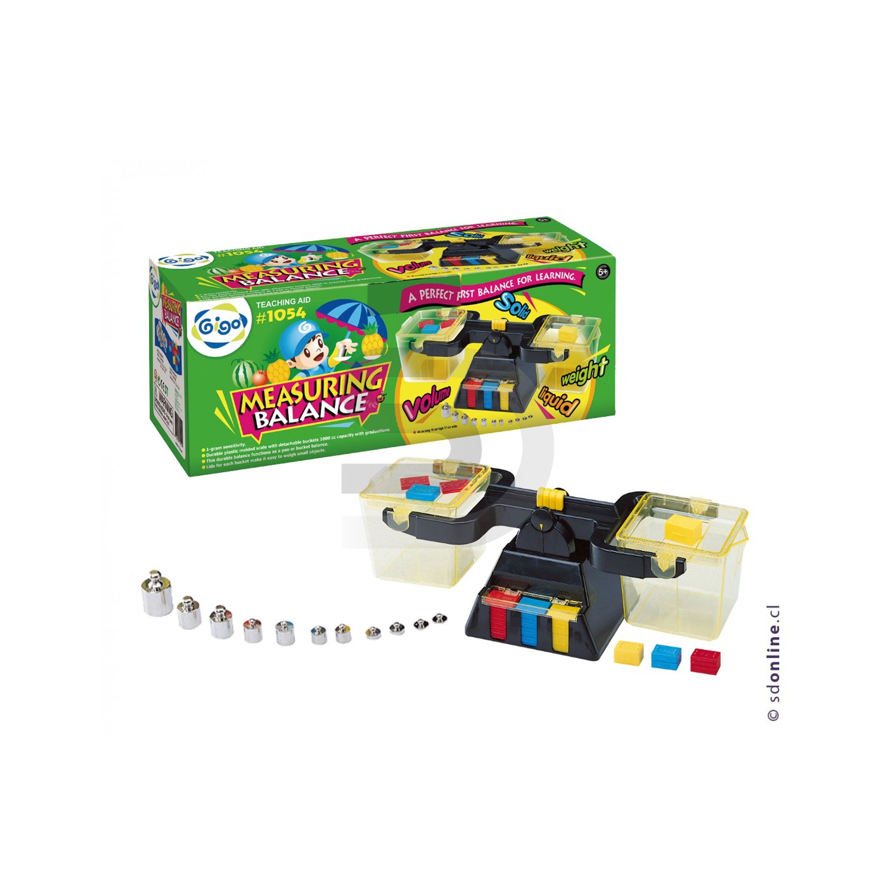 Balanza completa pesos y líquidos 1