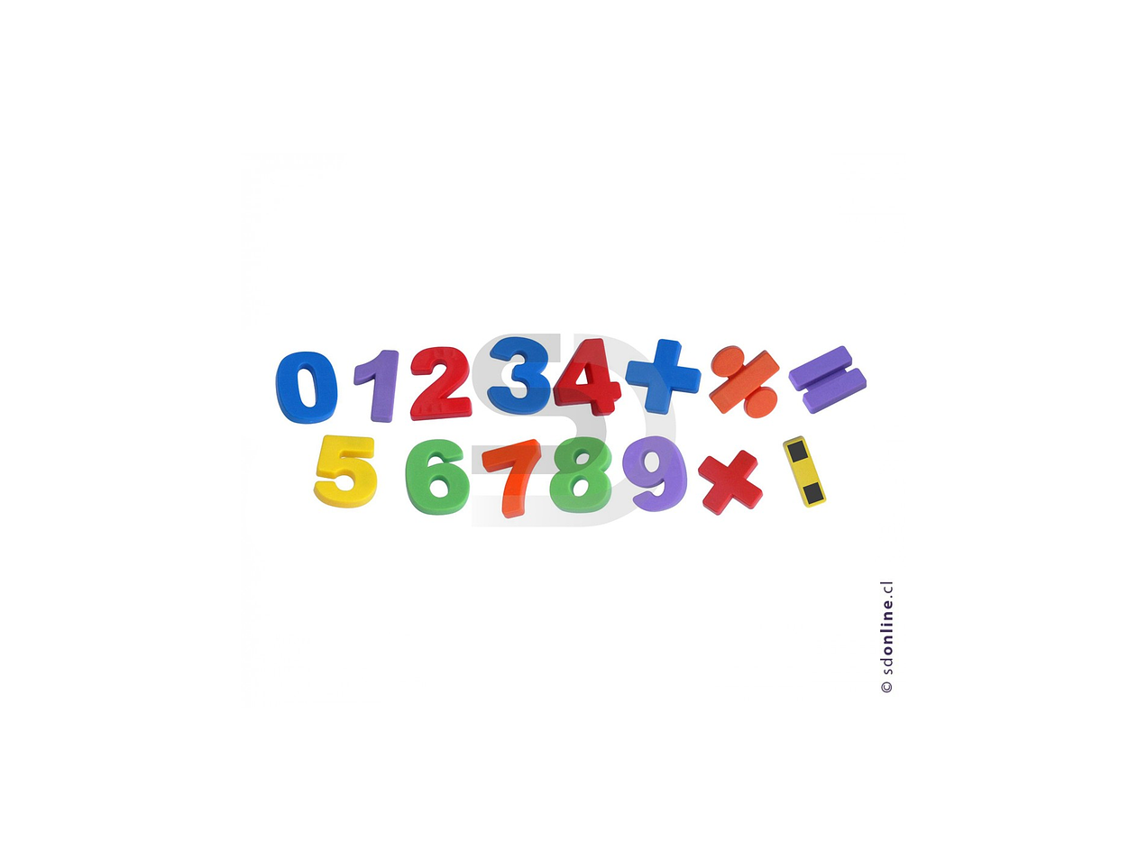 Números magneticos 56Pza 1