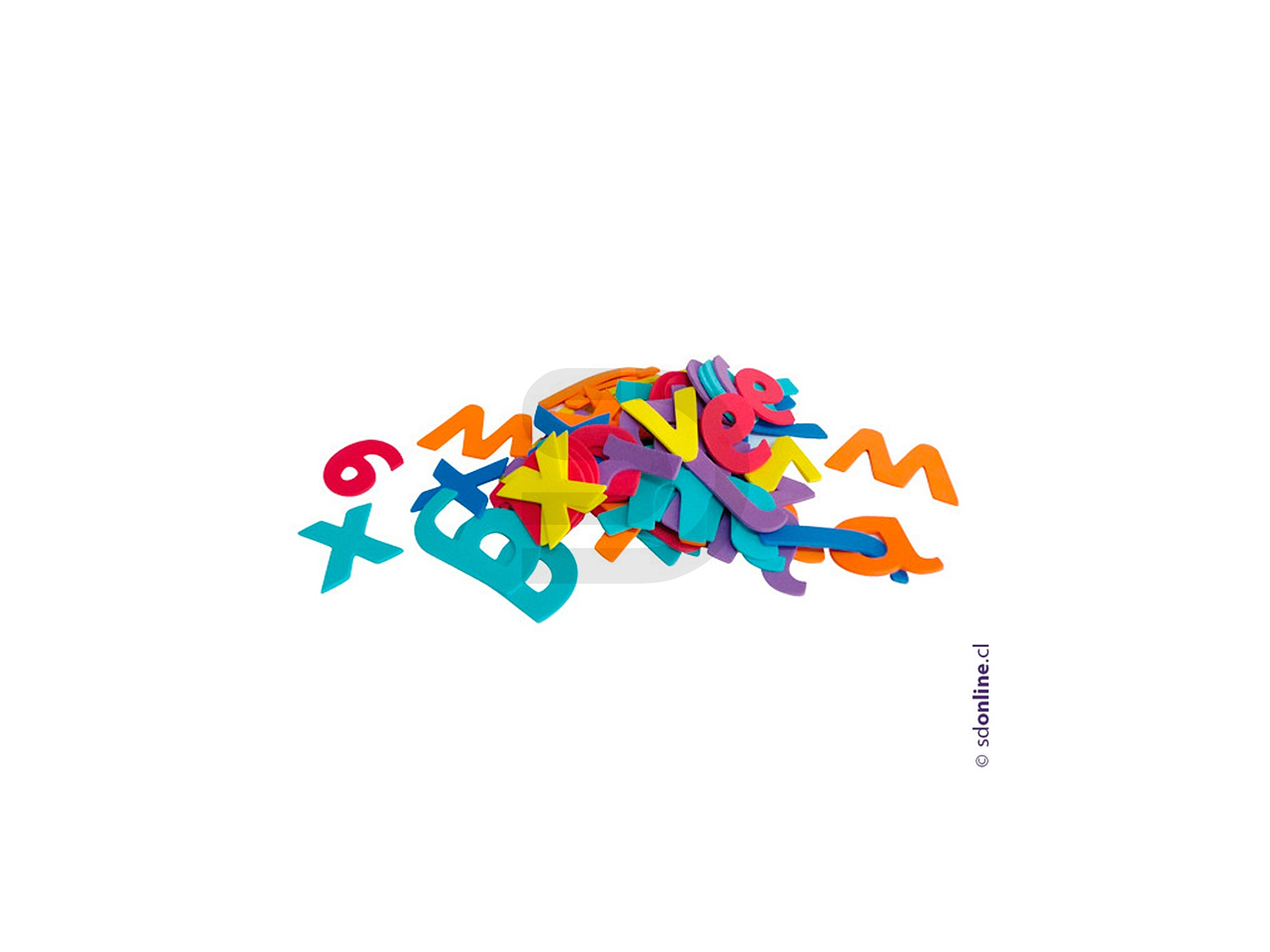 Letra goma eva 300Pza 1