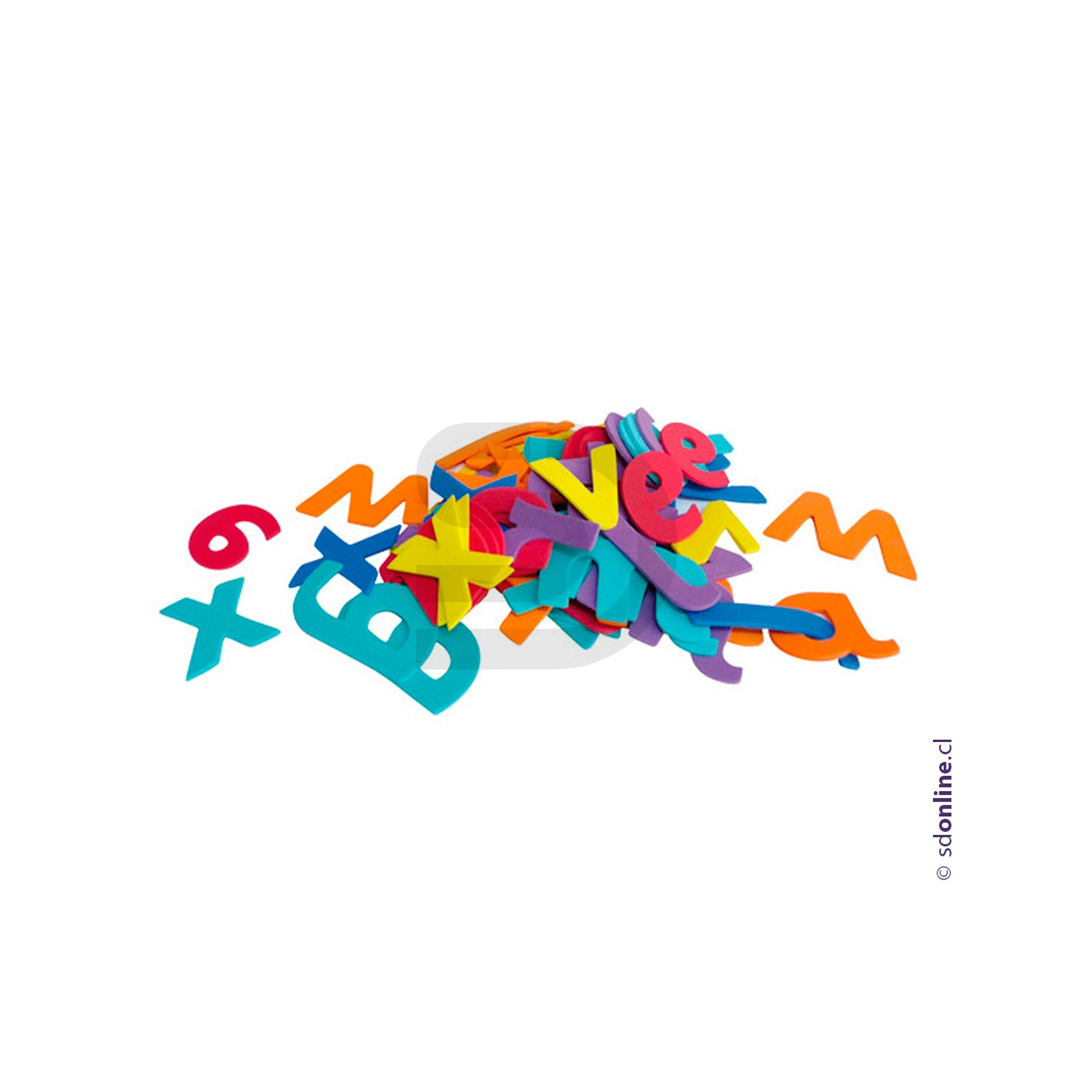 Letra goma eva 300Pza 1