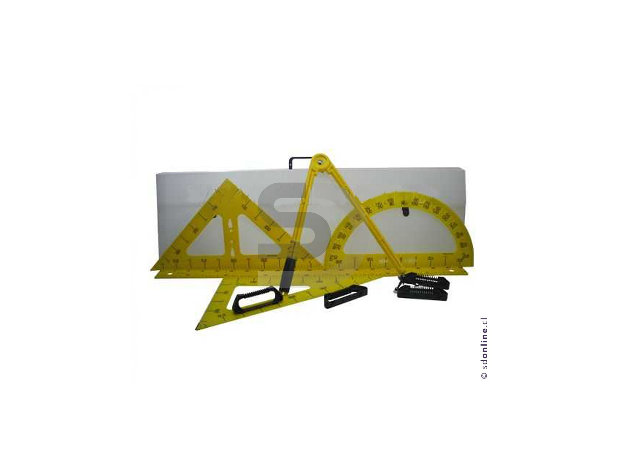 Juego geométrico para pizarra set 5 unid 1