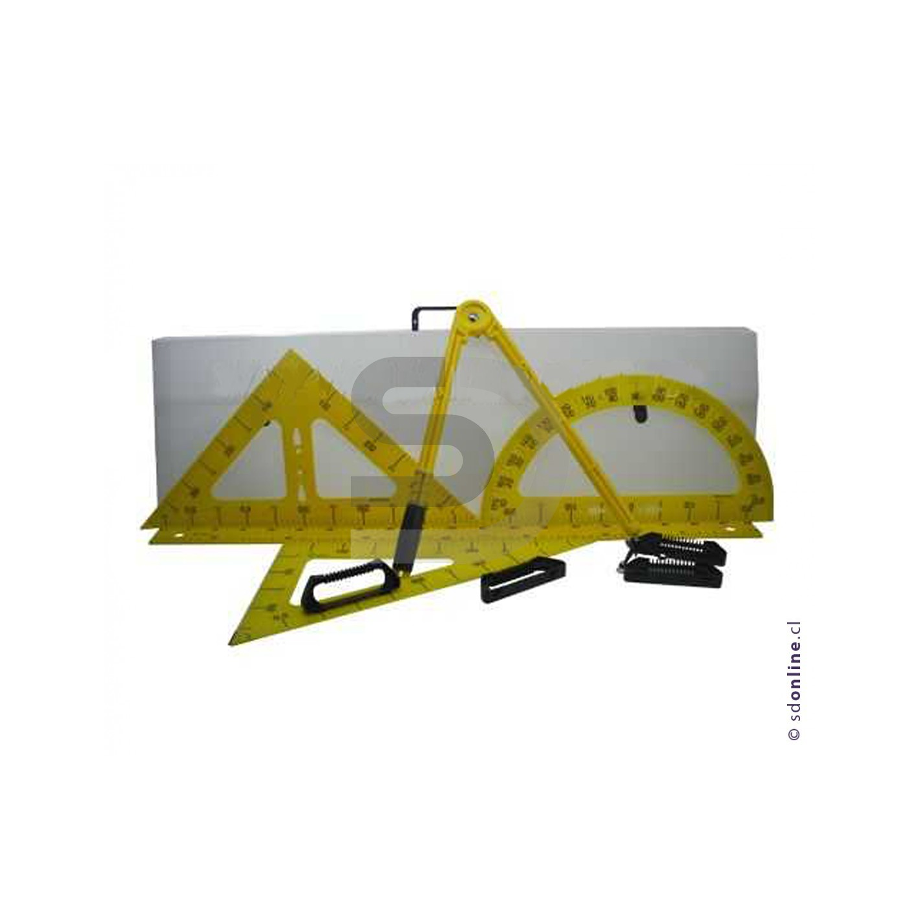 Juego geométrico para pizarra set 5 unid 1