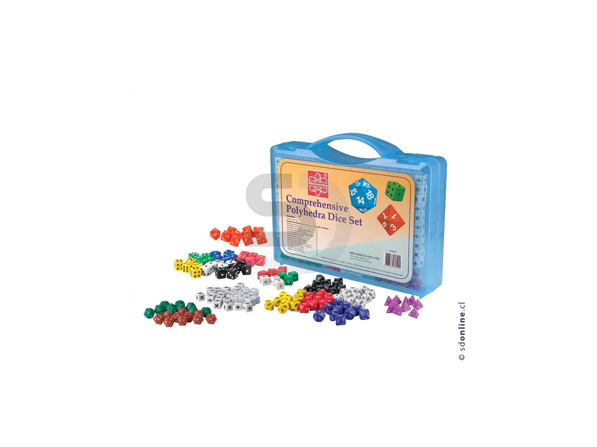 Maleta de dados poliedros 2