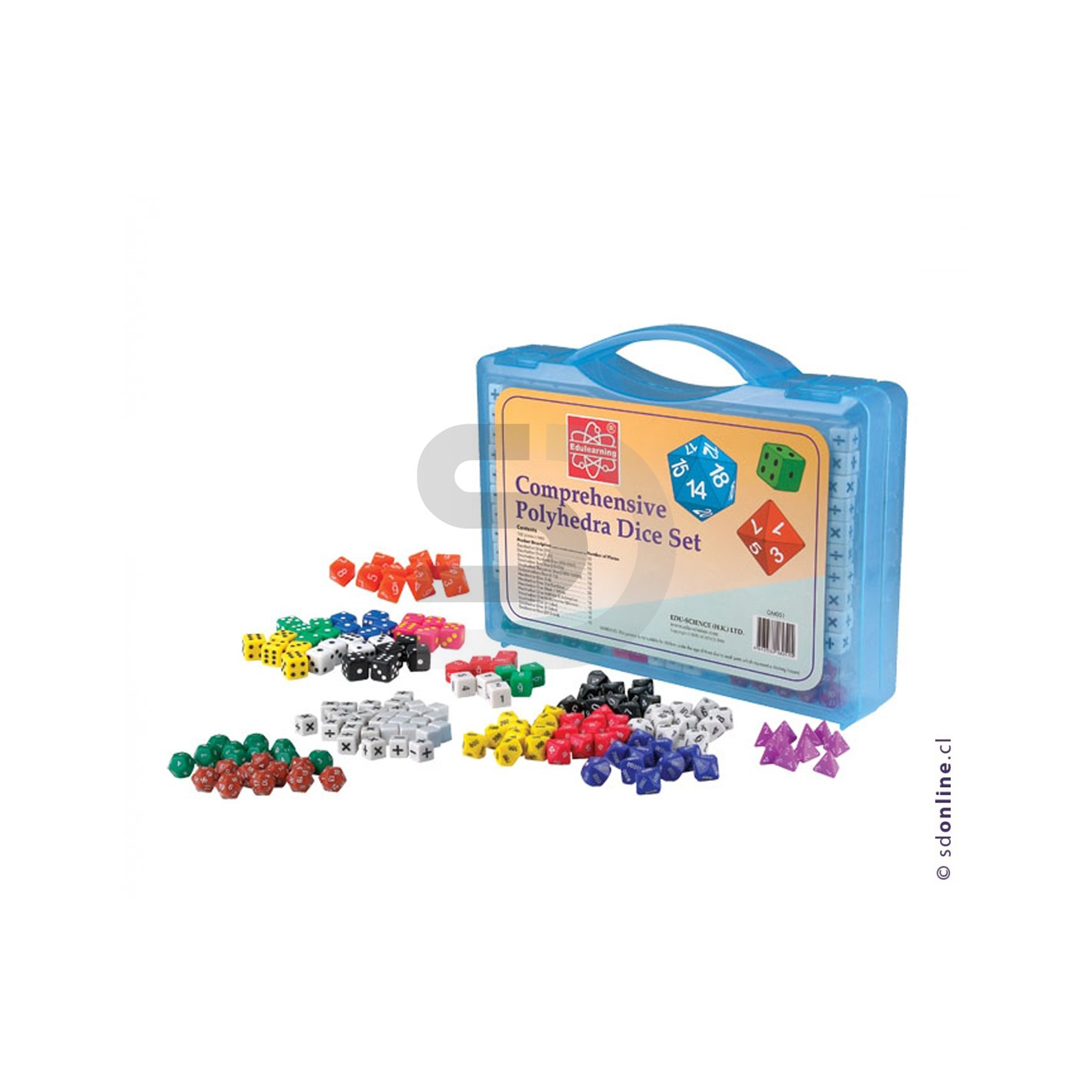 Maleta de dados poliedros 2