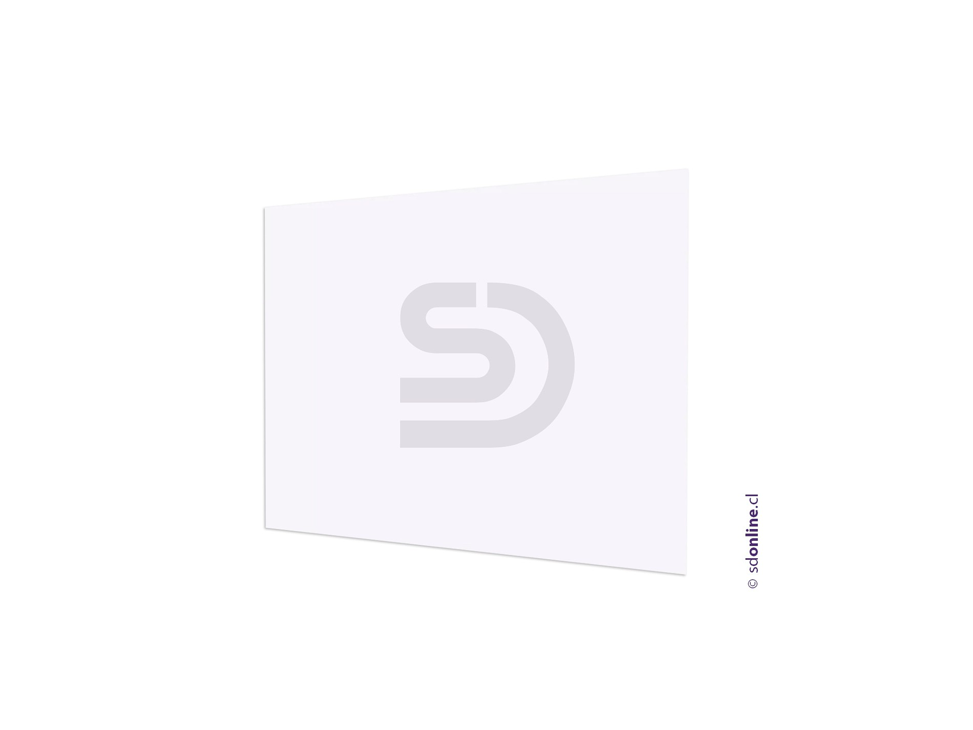 Pizarra blanca 25X30 cm sin borde 1