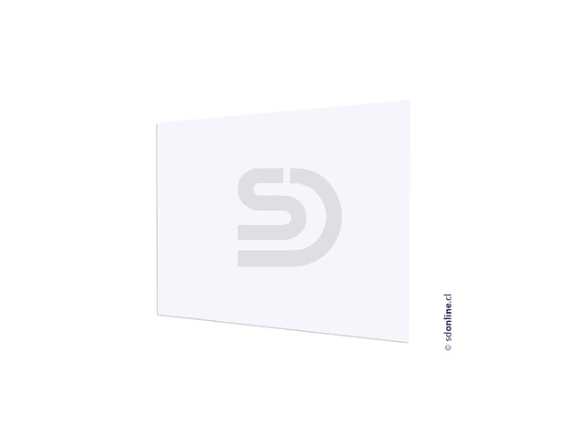 Pizarra blanca 25X30 cm sin borde 1