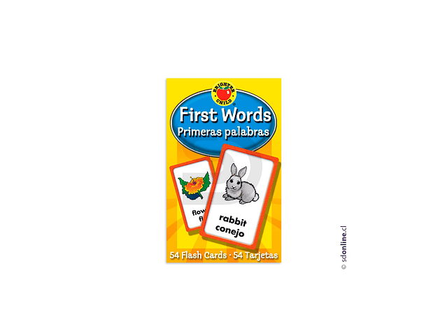 Naipe primeras palabras 54 Und 1