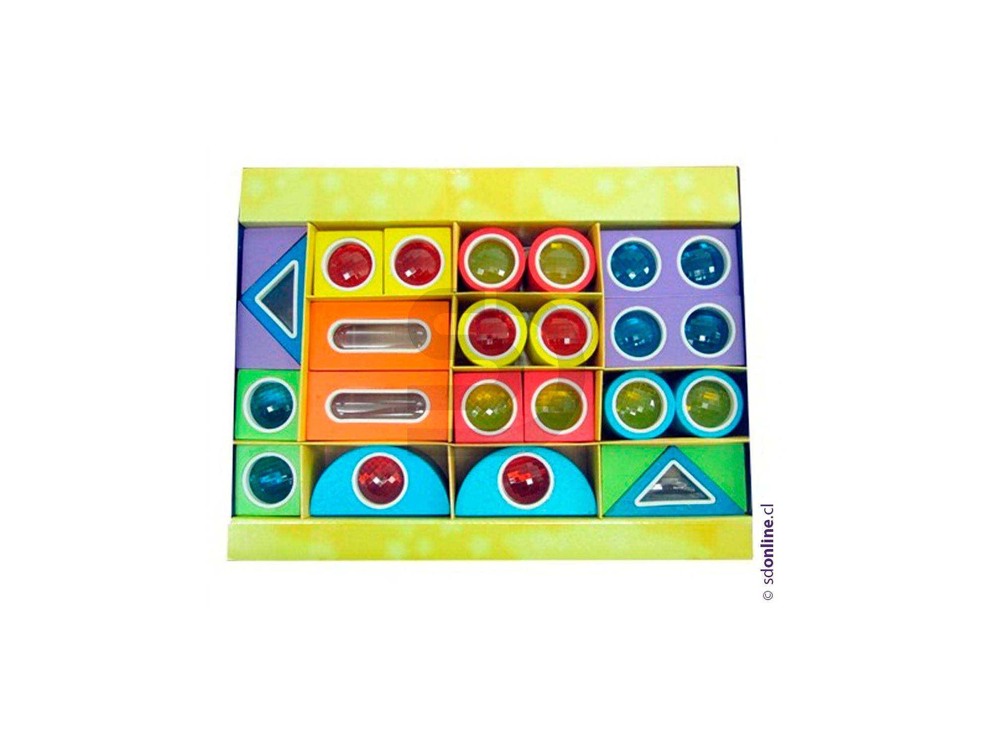 Bloques de construcción con prismas 1