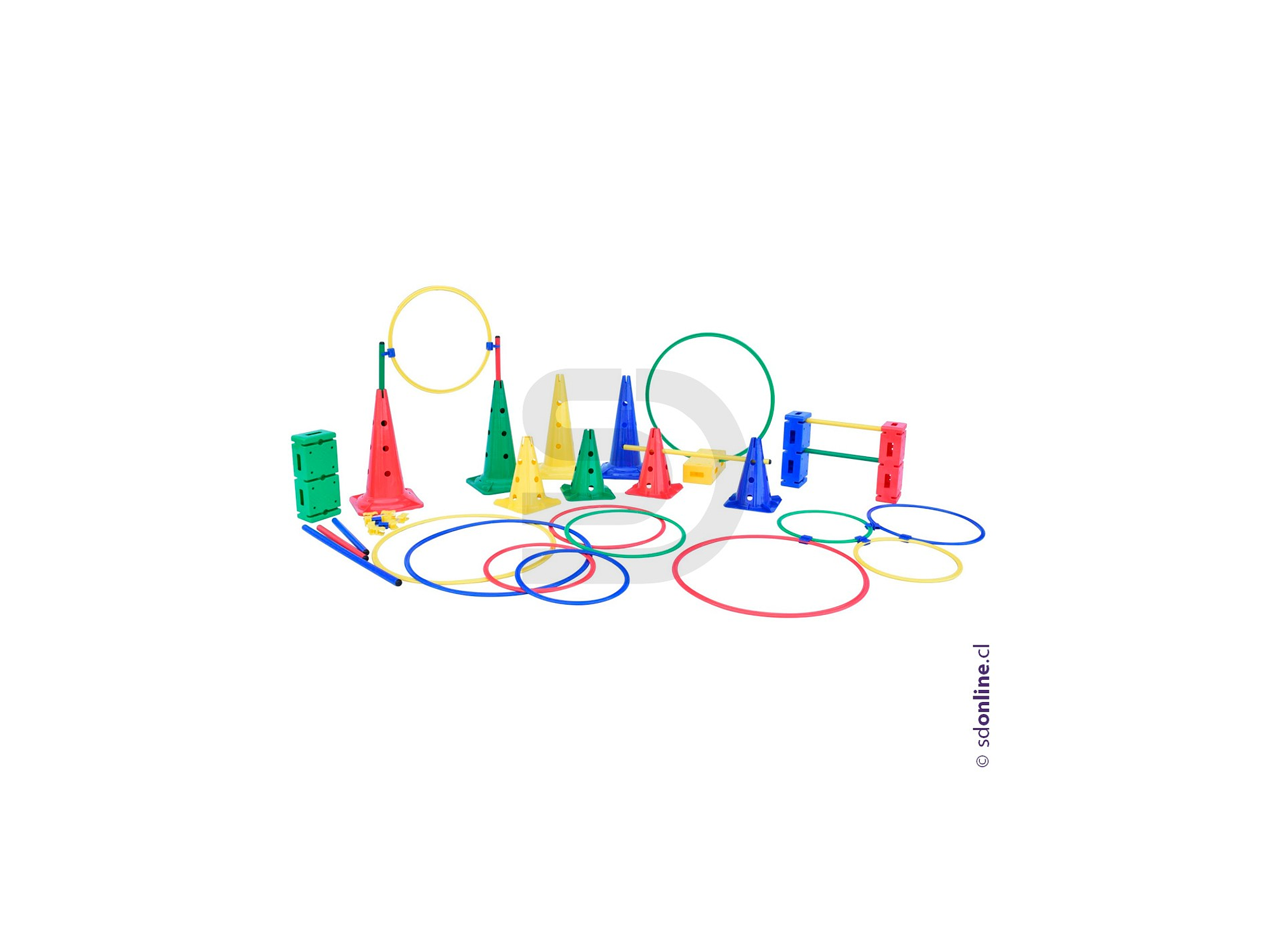 Juego actividad fisica con conos 44 Pza 1