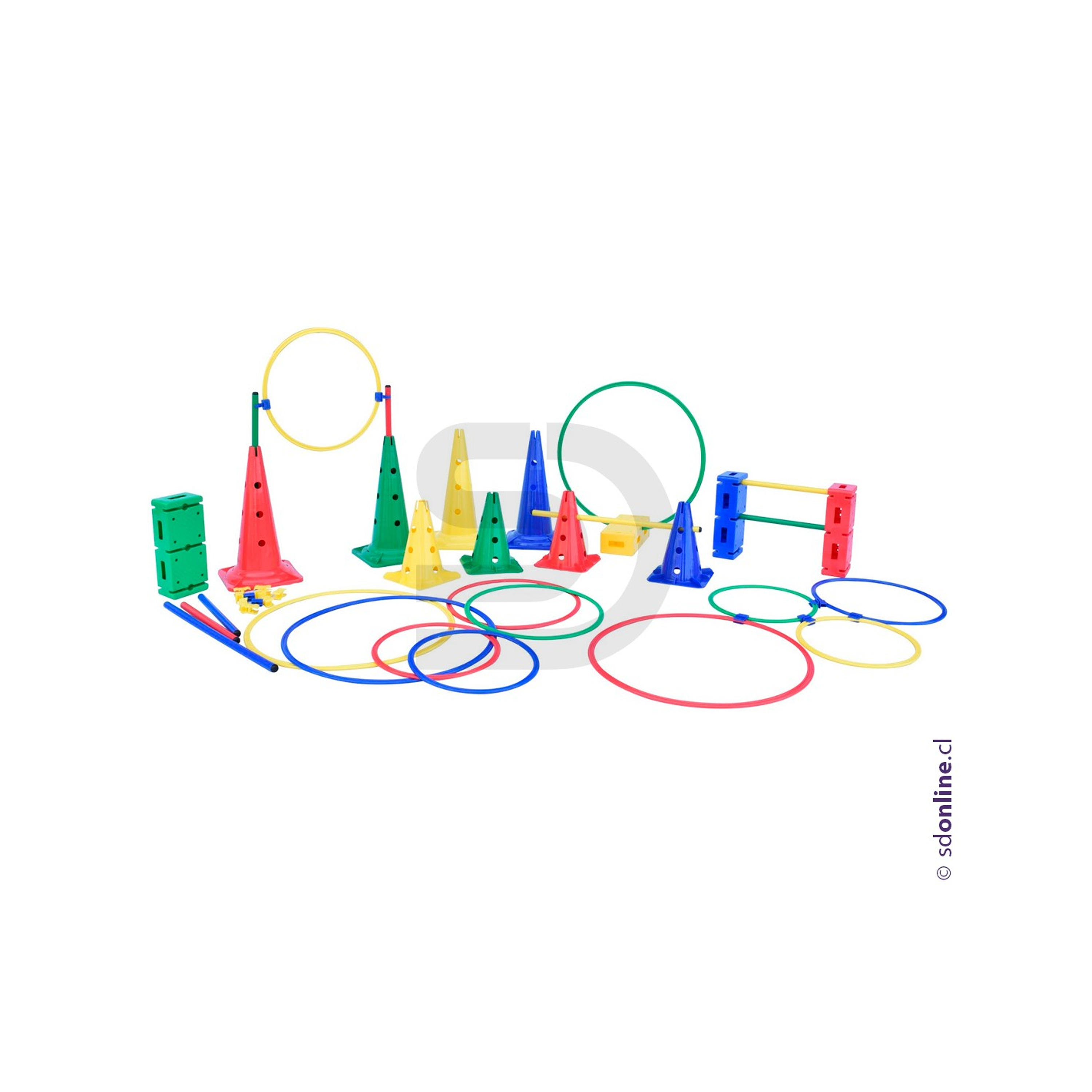 Juego actividad fisica con conos 44 Pza 1