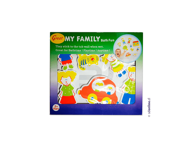 Familia y entorno goma eva set de 10Pza 1