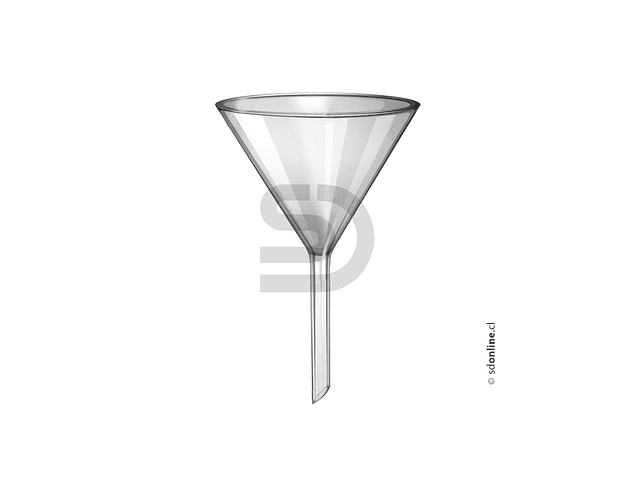 Embudo de vidrio 100Mm 1