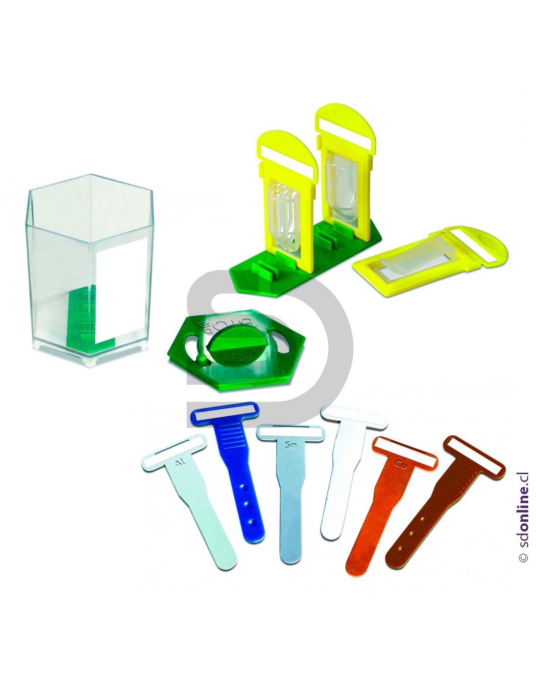 Celdas para observación de biodegradables