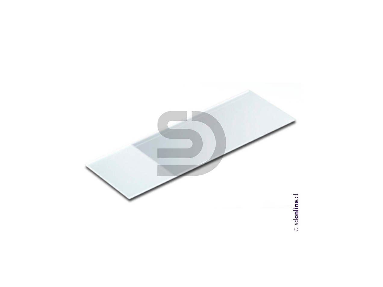 Porta objeto doble portafoliado 50 unid 25x75x1,2mm 1