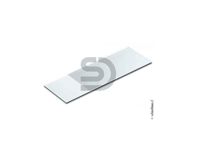 Porta objeto doble portafoliado 50 unid 25x75x1,2mm 1