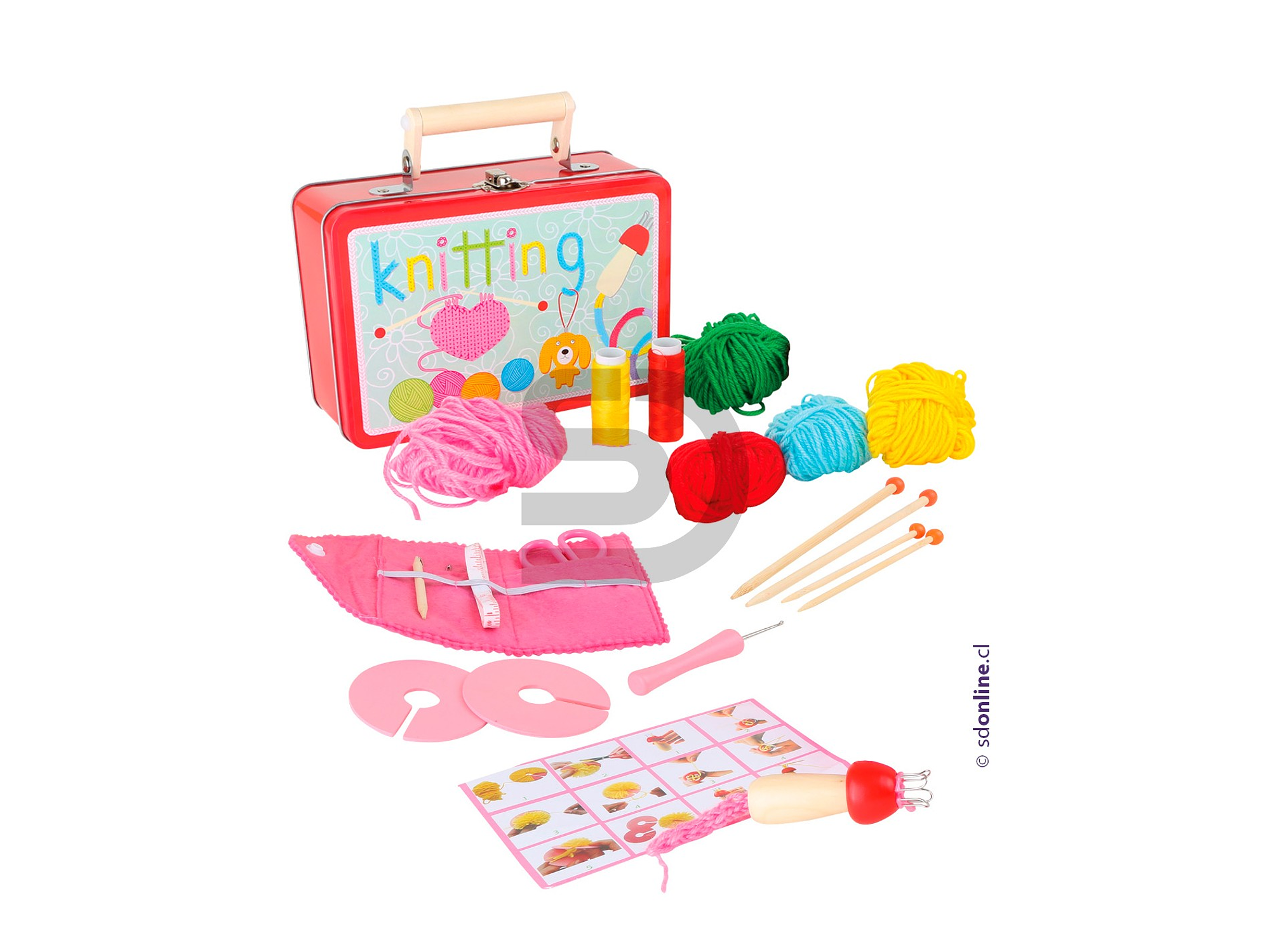 Maleta Set Para Tejer 2