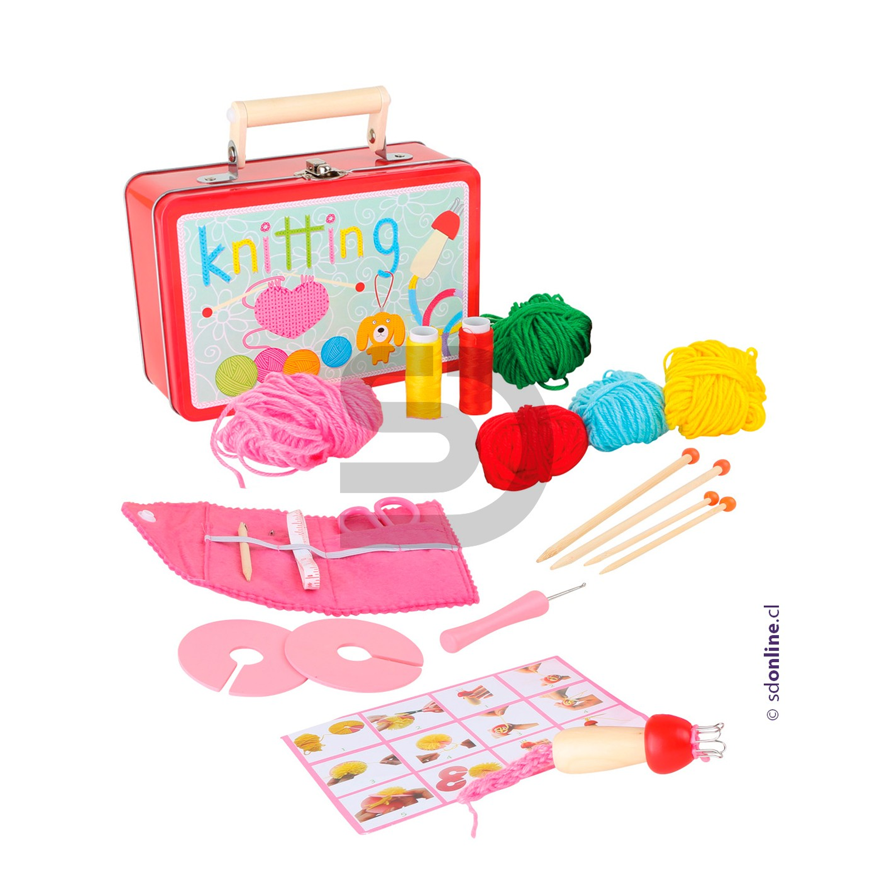 Maleta Set Para Tejer 2