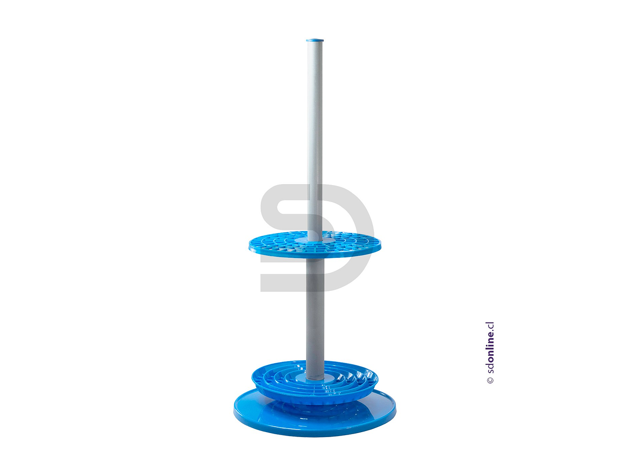 Gradilla giratoria porta 94 varillas y pipetas 1