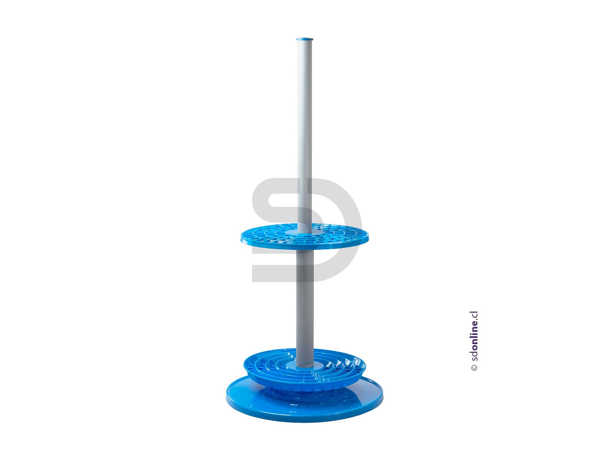 Gradilla giratoria porta 94 varillas y pipetas 1