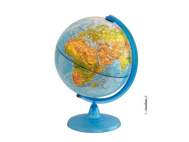 Globo terraqueo base plástico 30cm 1