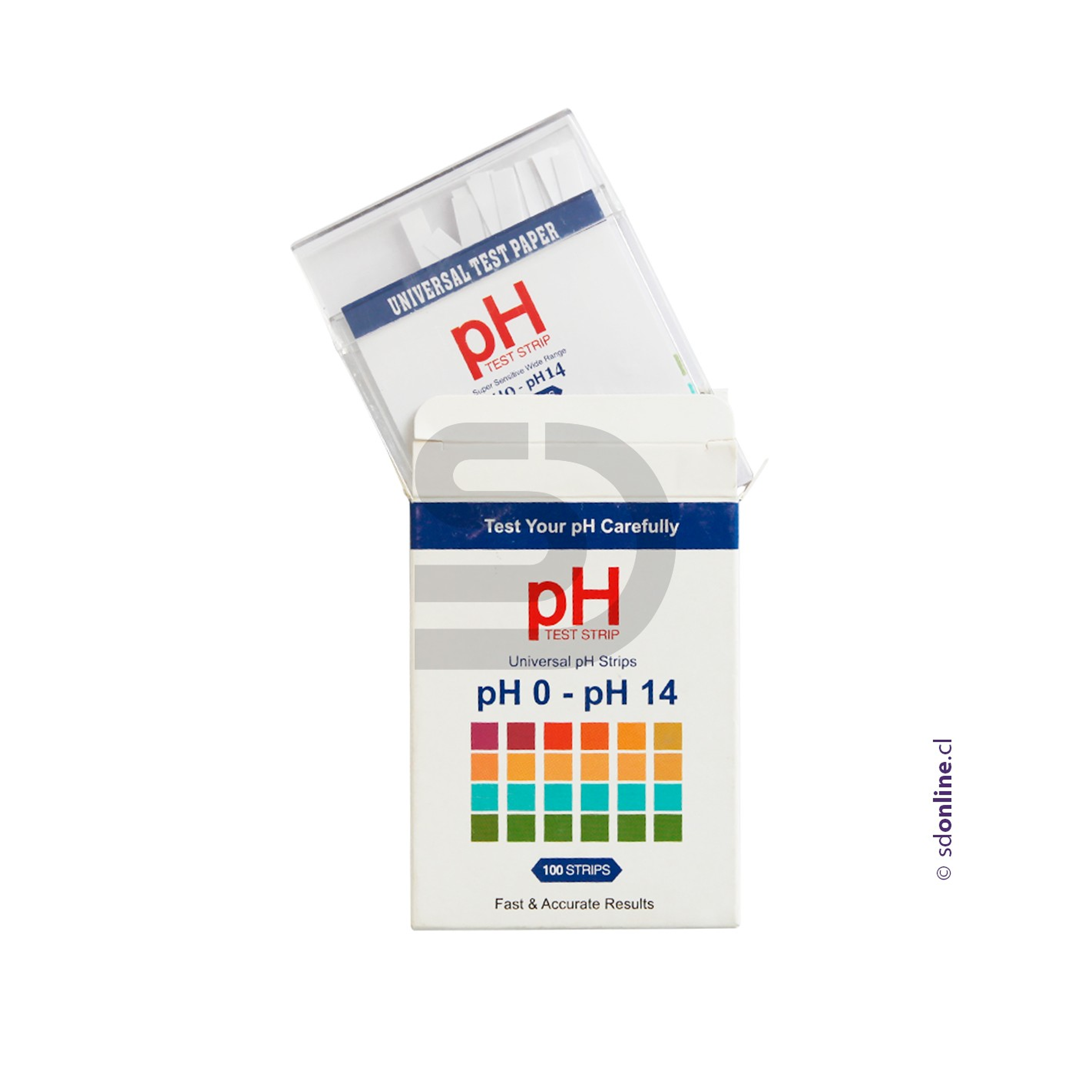 Papel Ph graduacion 1-14 100Und 1